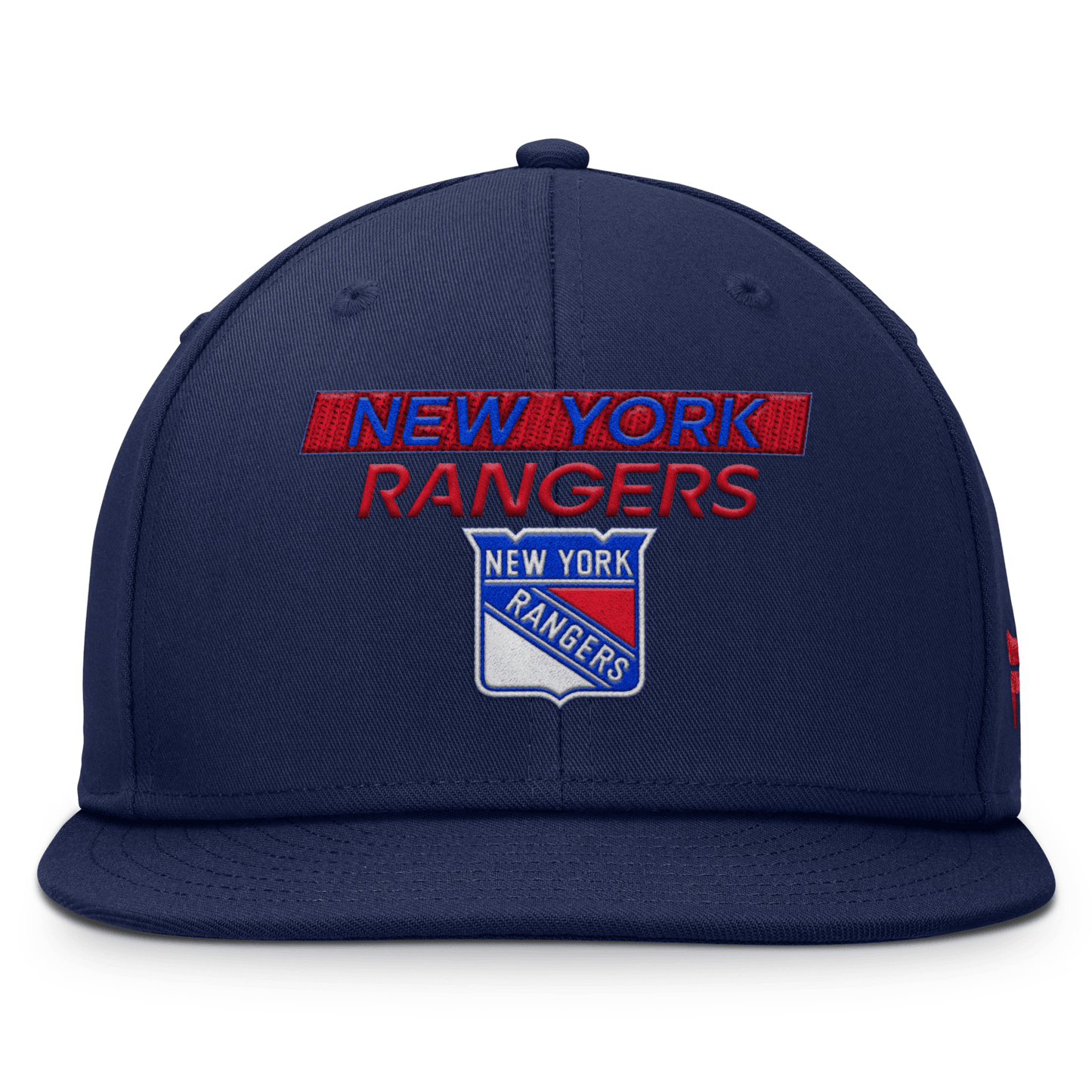 Fanatics Rangers 24-25 Authentic Pro Prime Snapback Hat In Blue - Front View