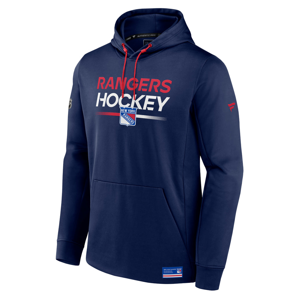 adidas Rangers Fleece Top - Blue, Men's Hockey