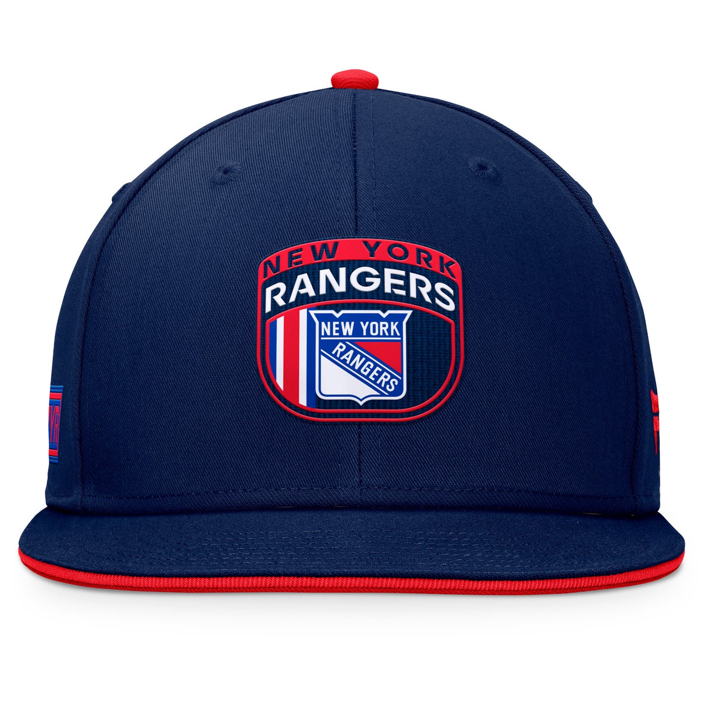 Fanatics Rangers Authentic Pro 2024 Draft Snapback In Navy - Front View