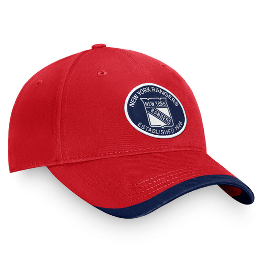 Fanatics Rangers Fundamental Structured Adjustable Hat