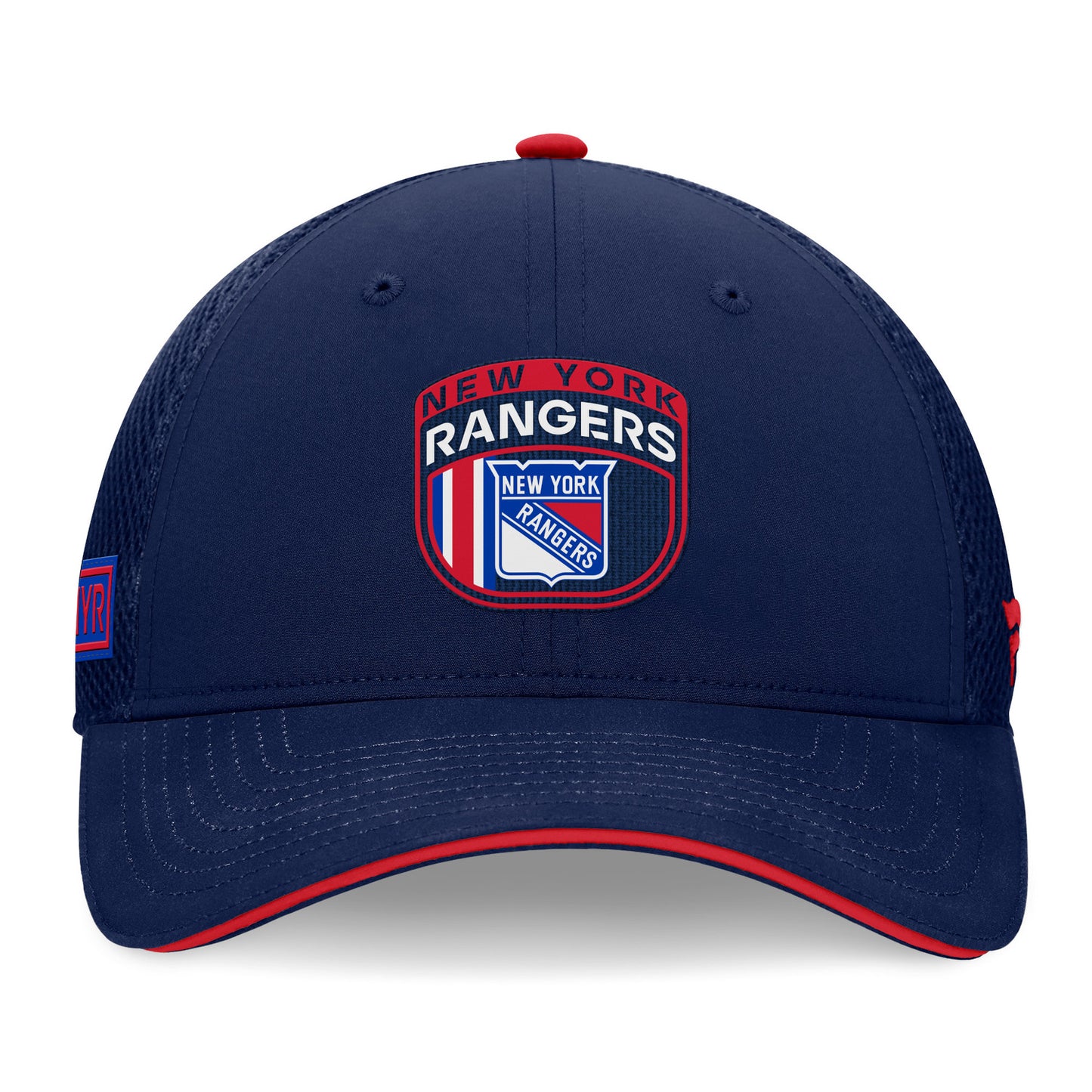 Fanatics Rangers Authentic Pro 2024 Draft Podium Trucker In Navy - Front View