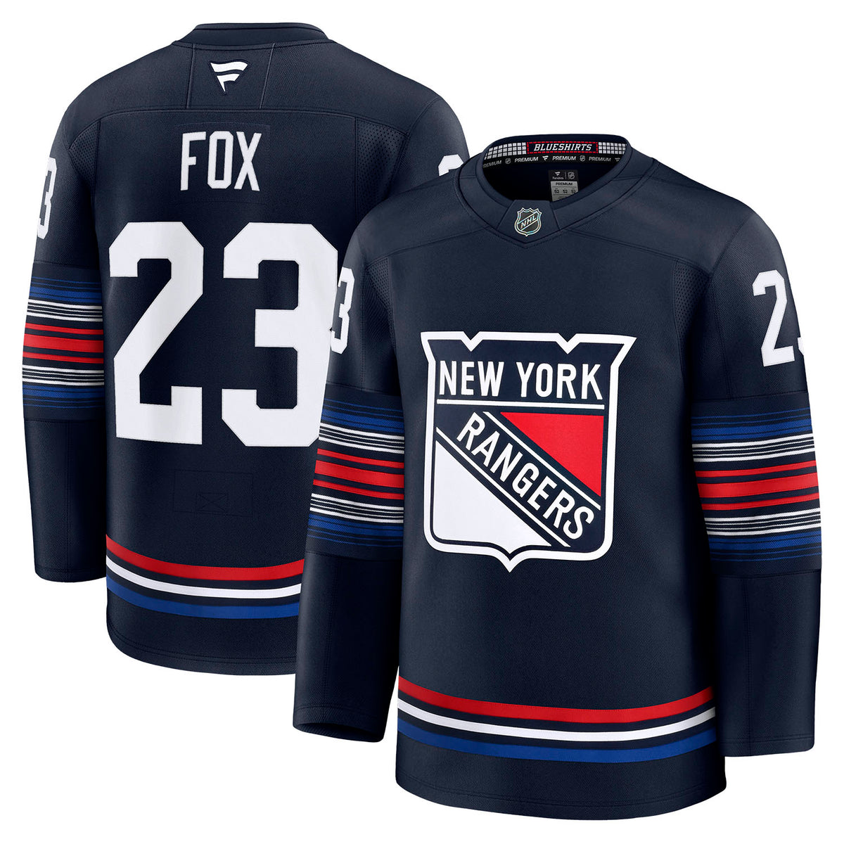 Adam Fox Fanatics Premium Third Navy Jersey