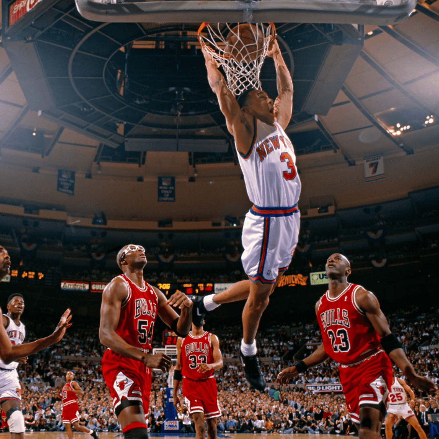 New York Knicks Legends Package - John Starks Autographed Photo & Personalized Legends Video