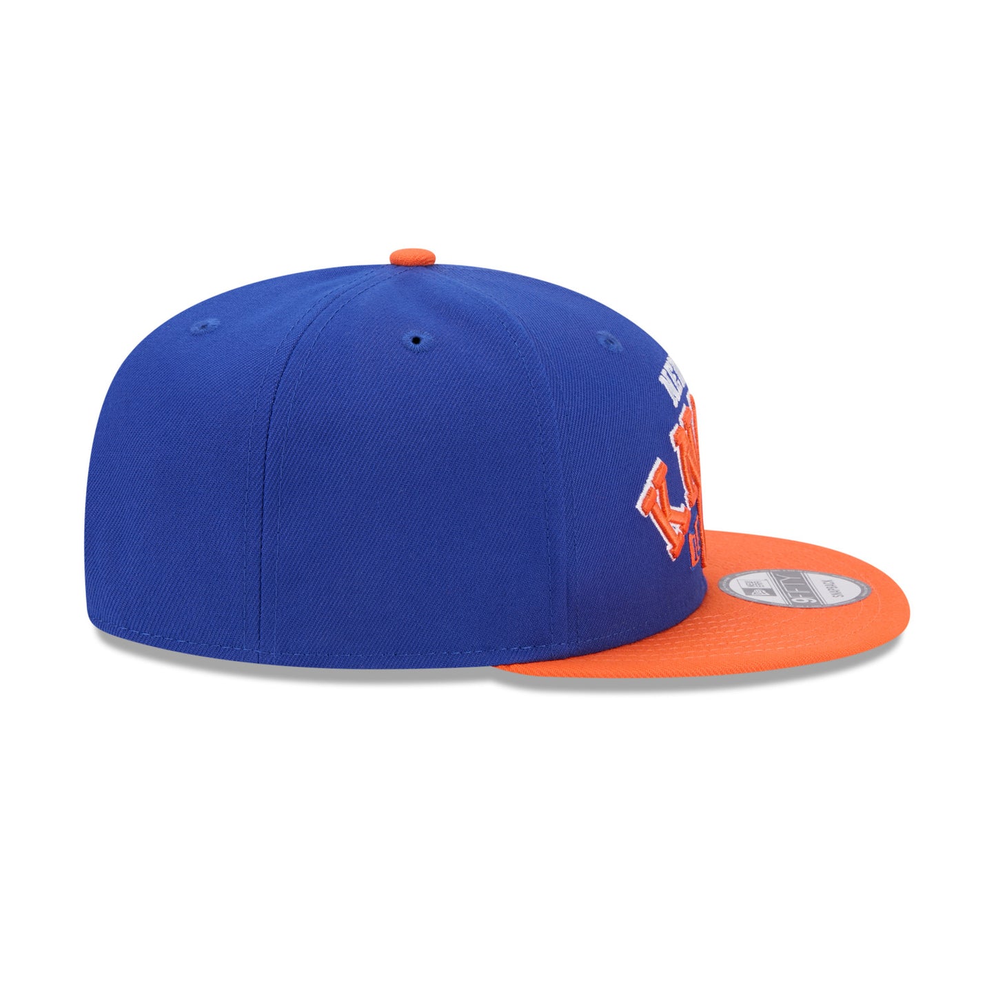 New Era Knicks Throwback 950 Snapback In Blue - Right View