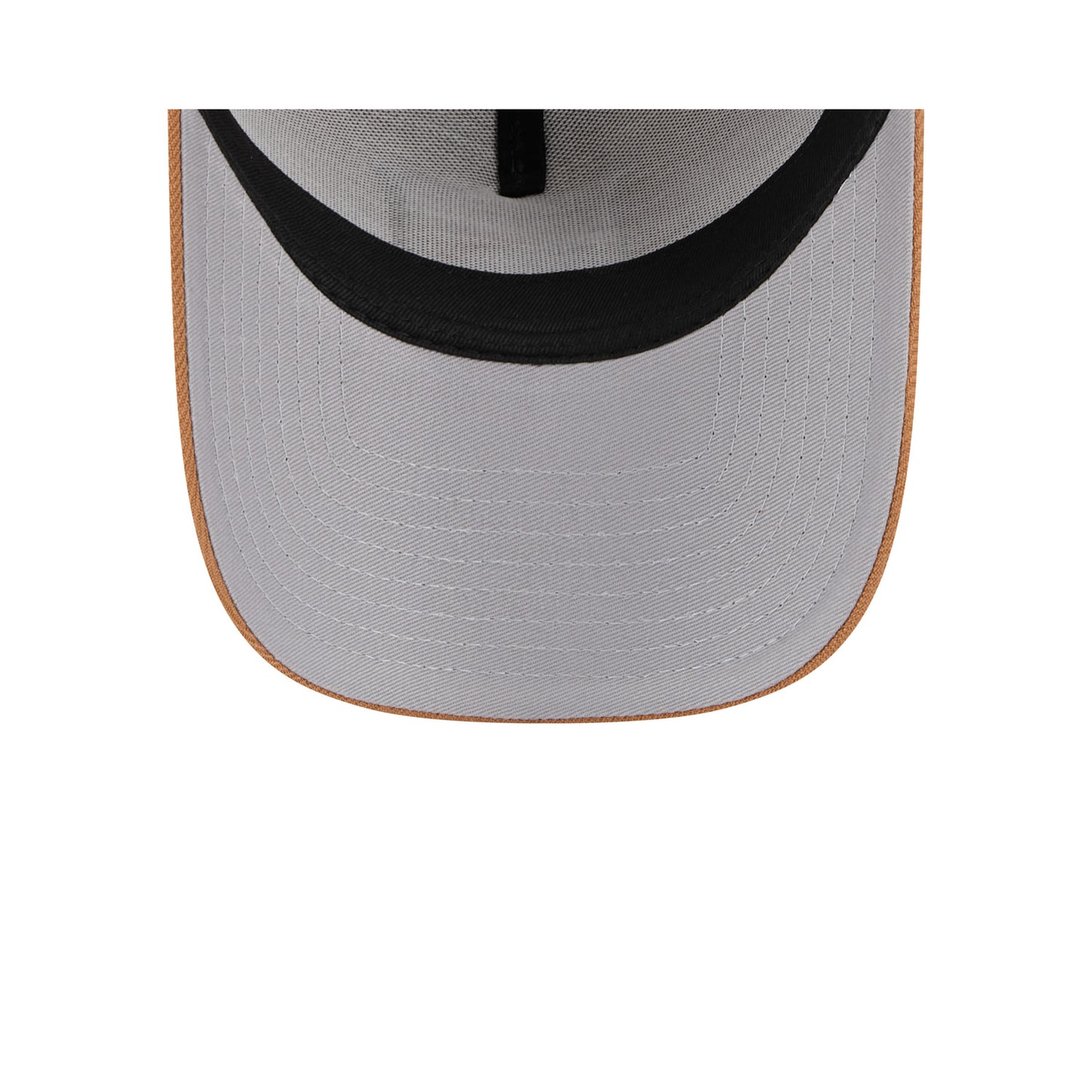 New Era Rangers Light Bronze 940 A Frame Trucker - Bill View