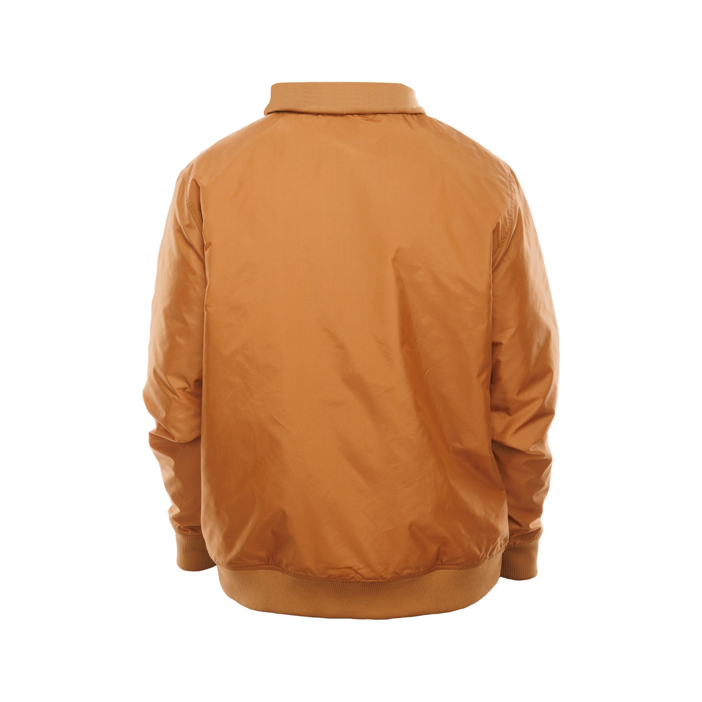 New Era Knicks Logo Select Light Bronze Full Zip Jacket - Back View