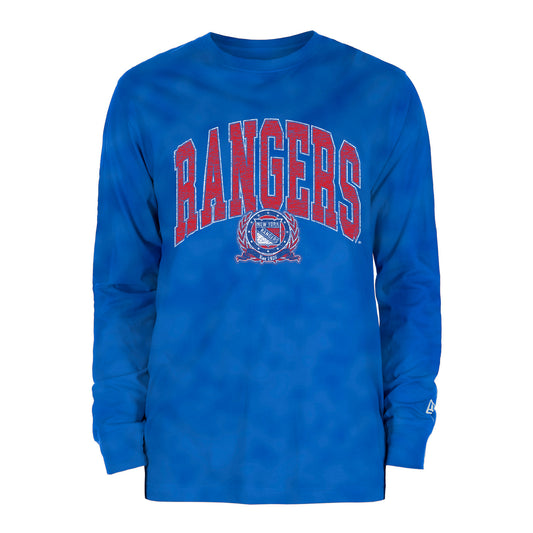 New Era Rangers Oversized Essential Royal Longsleeve Tee