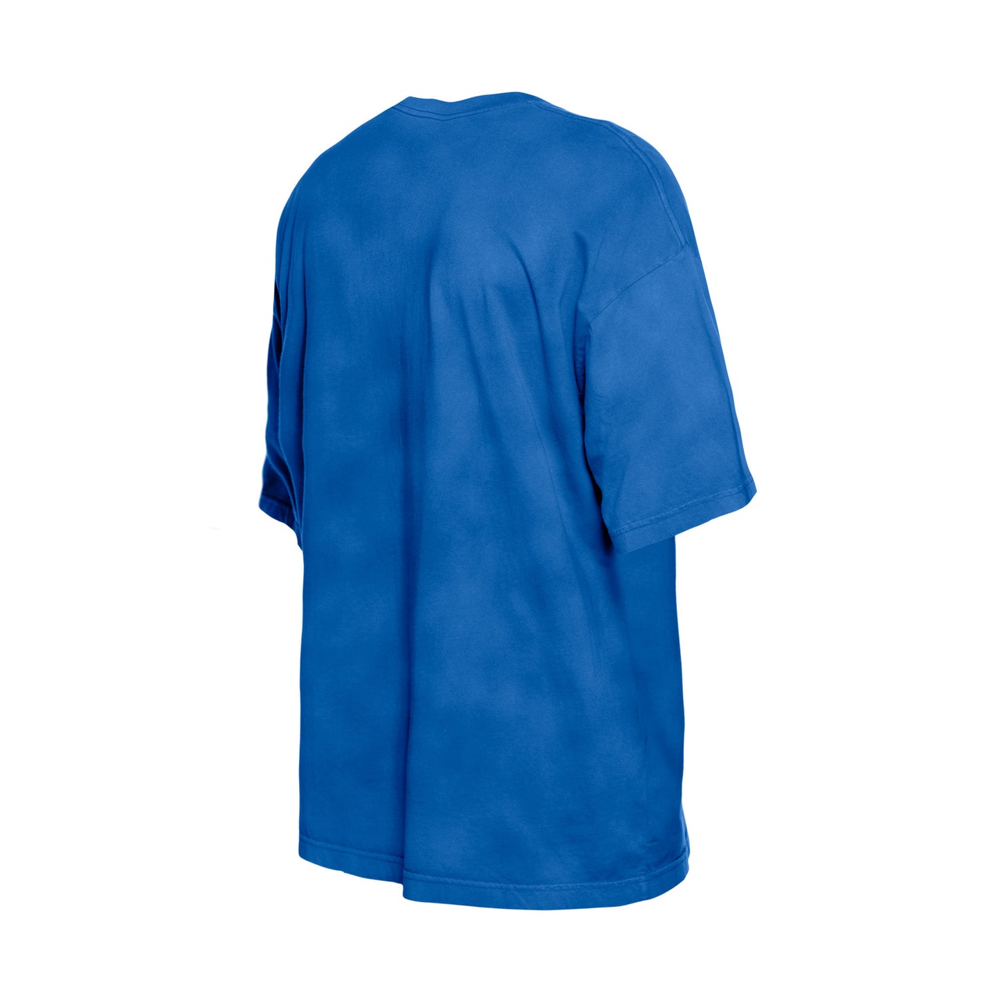 New Era Rangers Throwback Oversized Graphic Tee In Blue - Back View 2