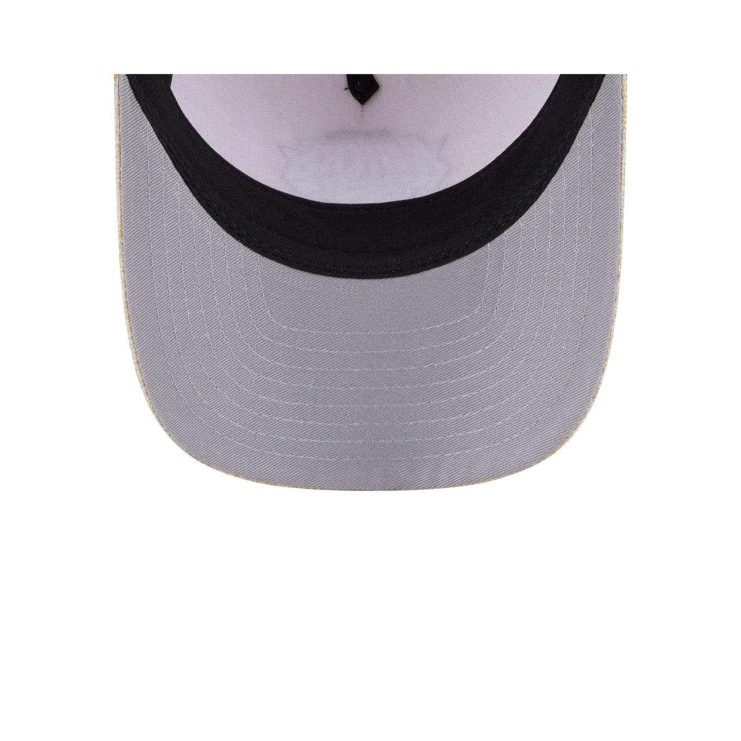 New Era Knicks Stone Cotton Weave Snapback - Bill View