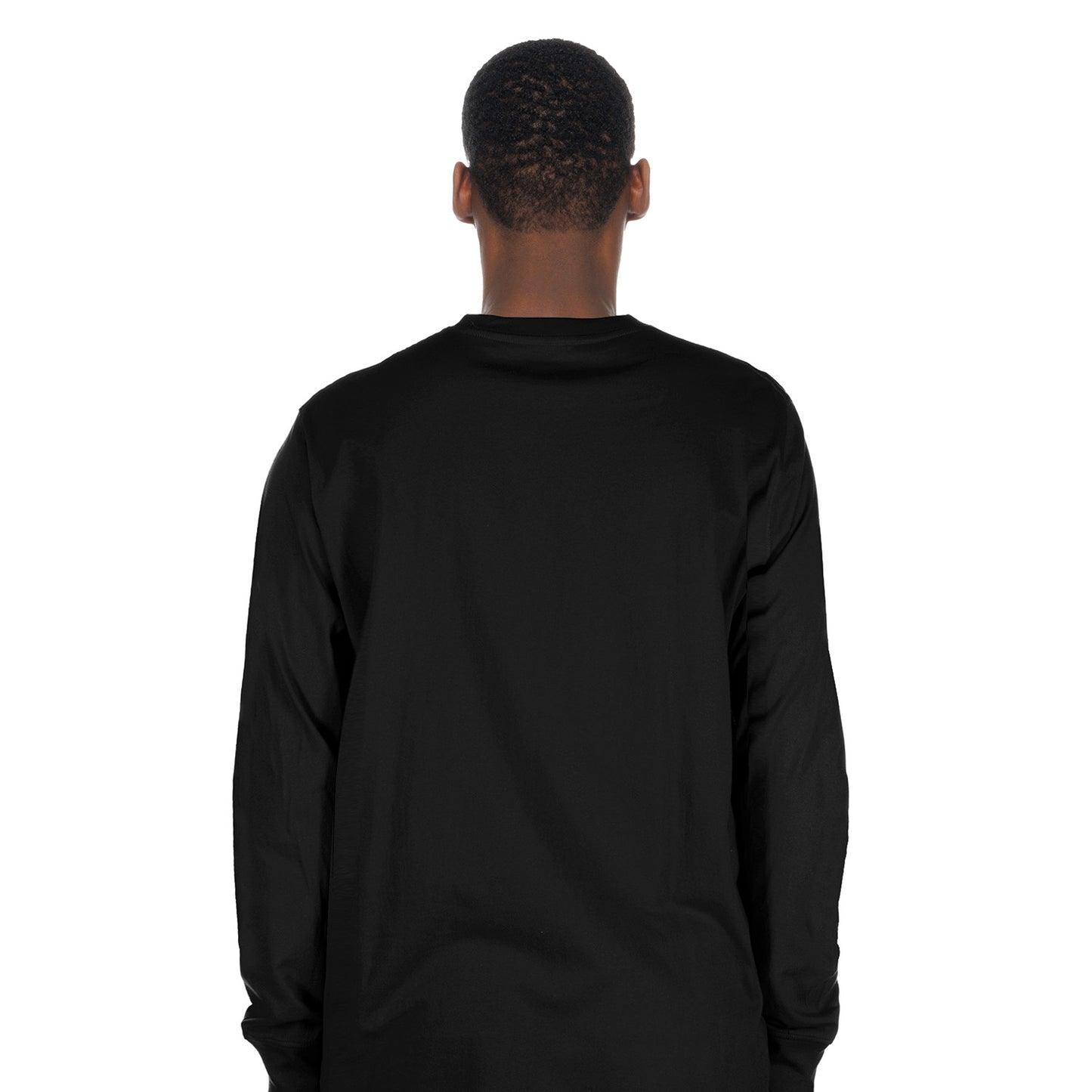 New Era Knicks Sport Classics Black Longsleeve Graphic Tee