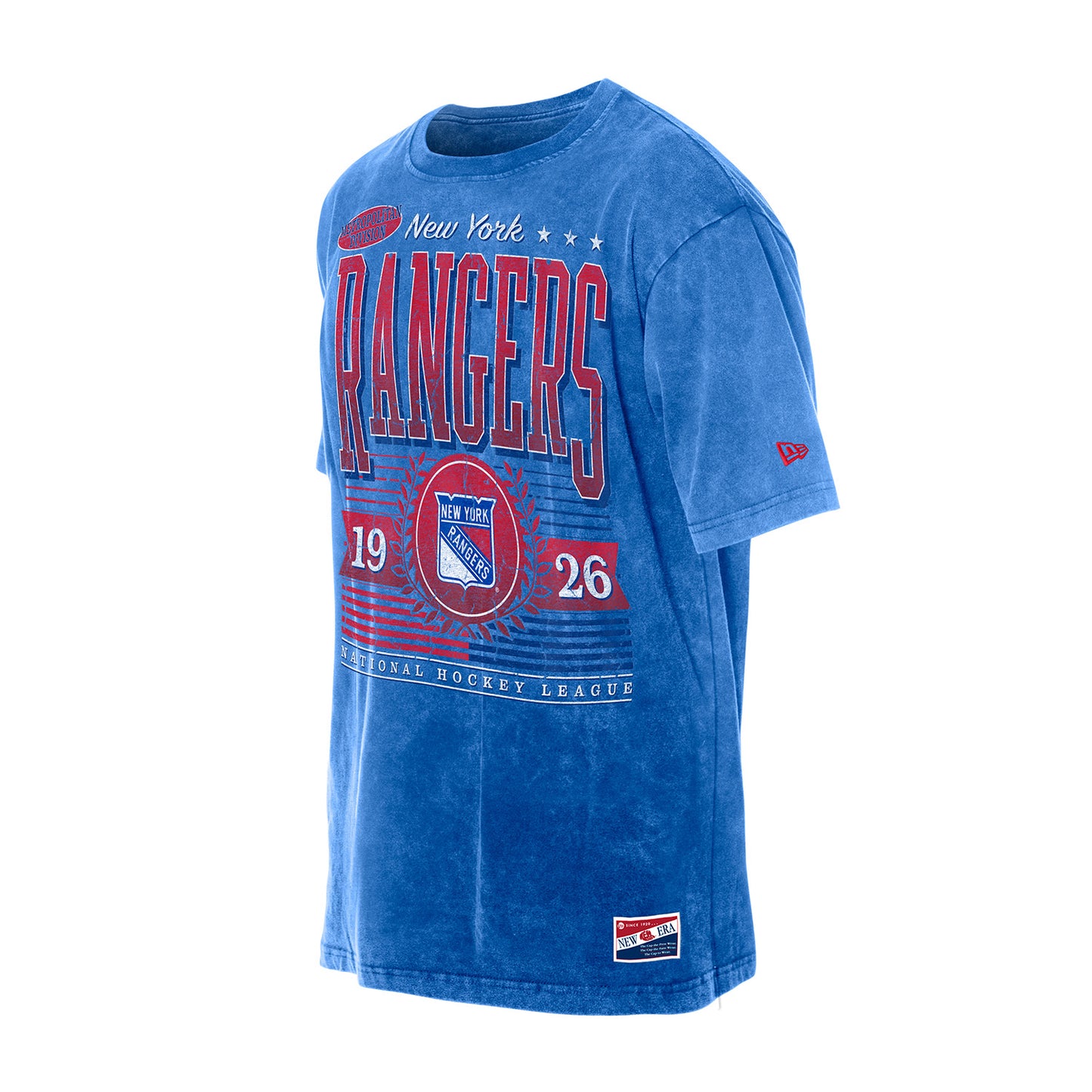 New Era Rangers Throwback Collection Oversized Mineral Wash Tee