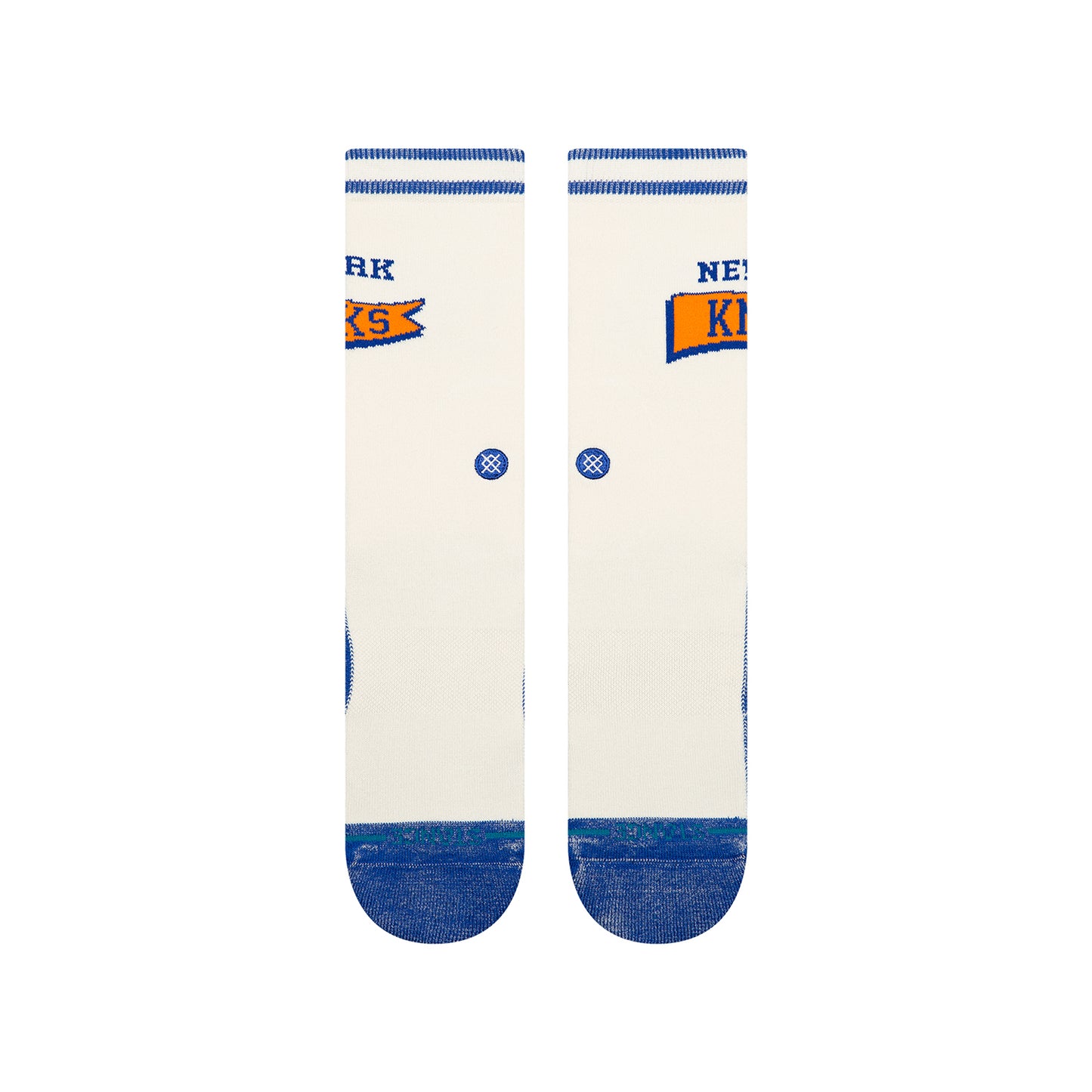 Stance Knicks White/Royal Victory Crew Sock
