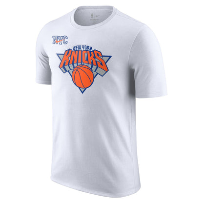 Nike Knicks City Edition 24-25 Essential Logo White Tee