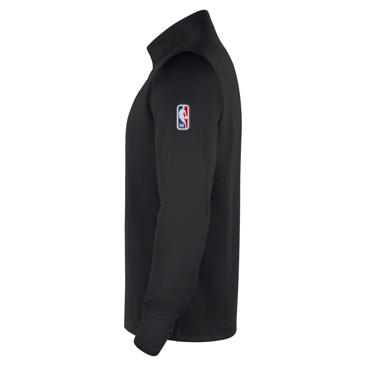 Knicks Quarter Zip Top Black