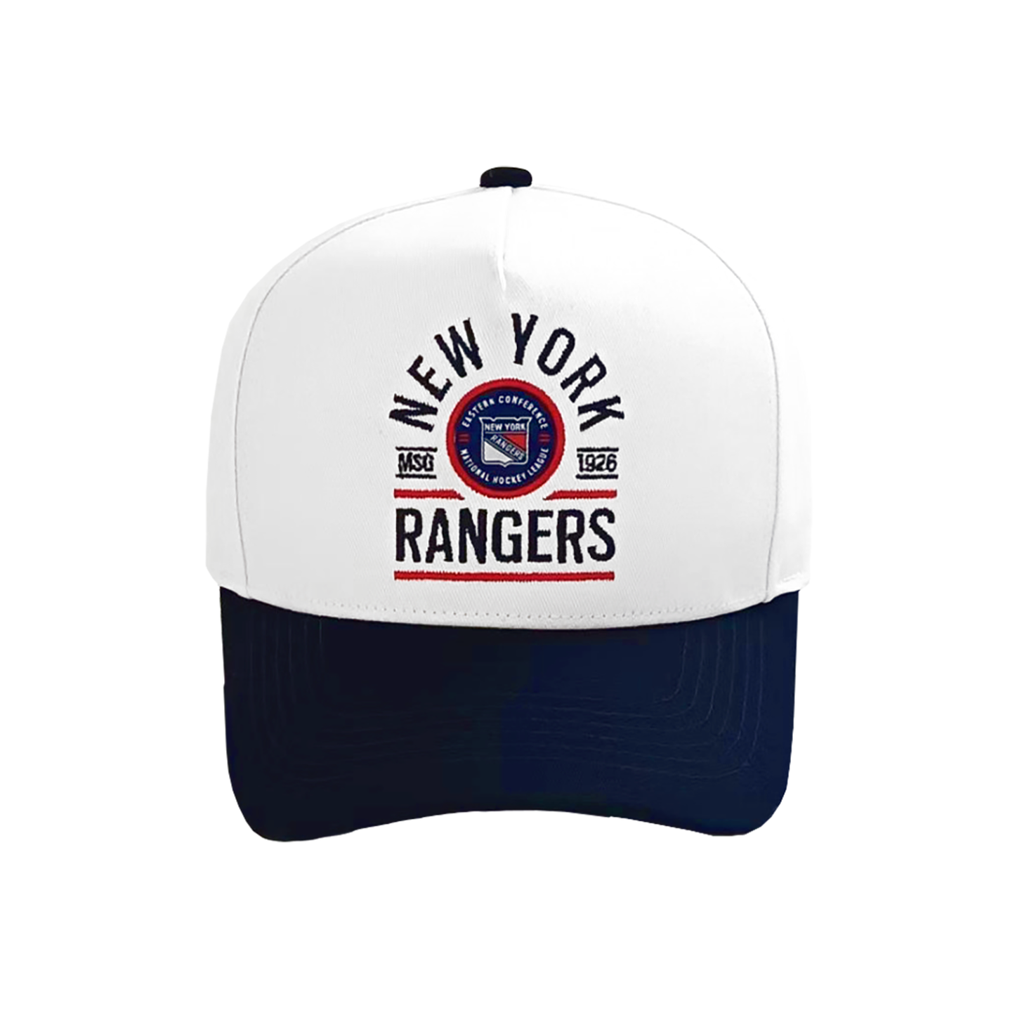 We Bleed Blue Rangers Arch Logo Two-Tone Hat - Front View