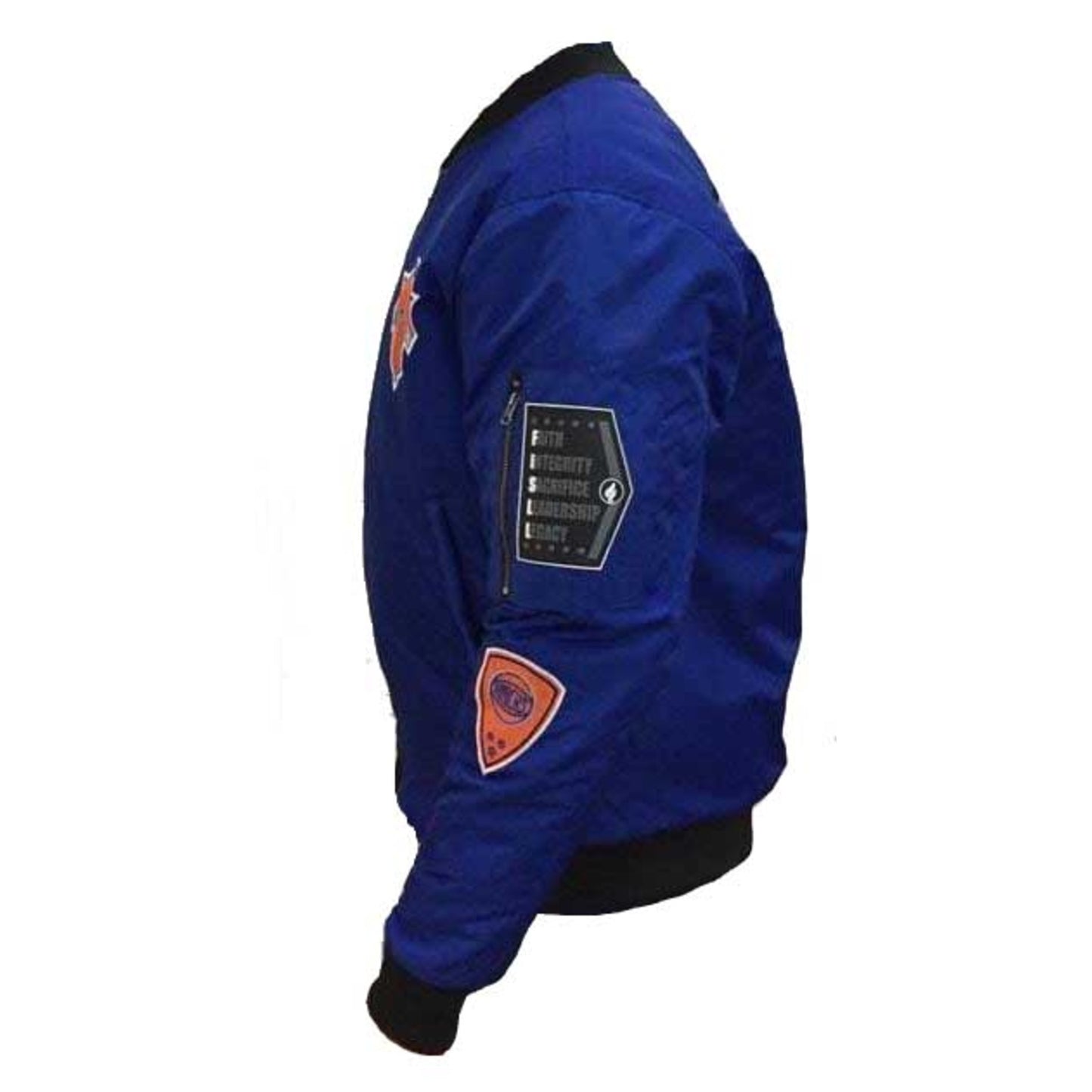FISLL Knicks Black History Collection Flight Jacket - Left View