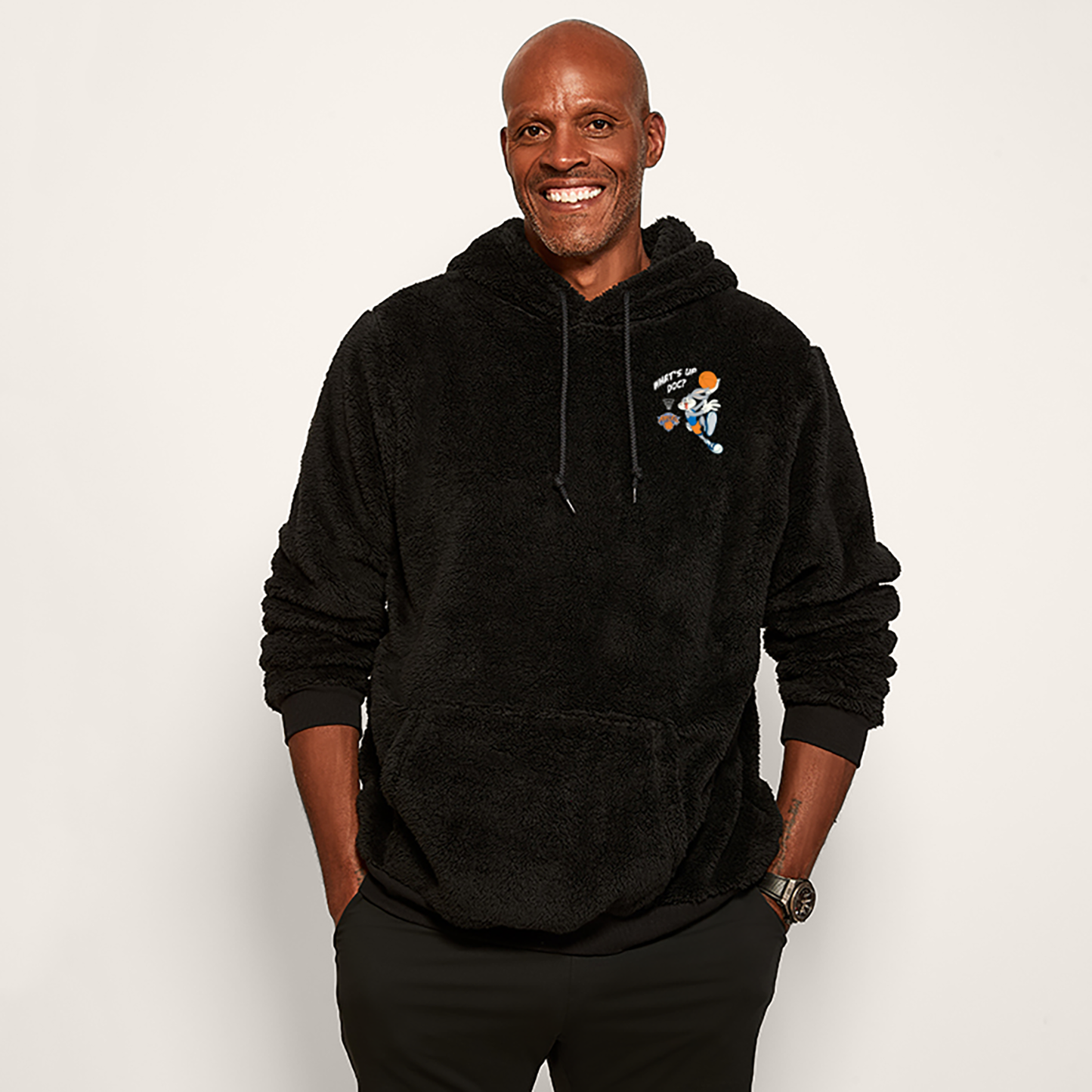 Jill Martin x Knicks x Bugs Bunny Sherpa Hoodie