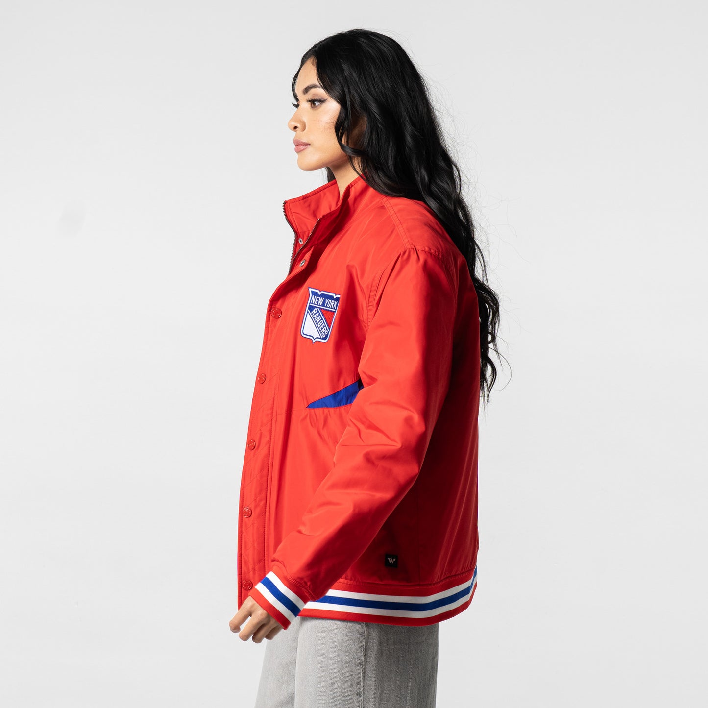 Wild Collective Rangers Red Nylon Bomber Jacket