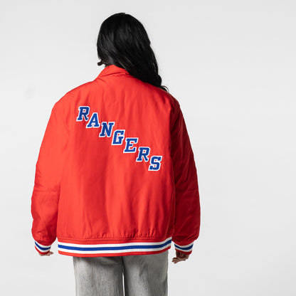 Wild Collective Rangers Red Nylon Bomber Jacket