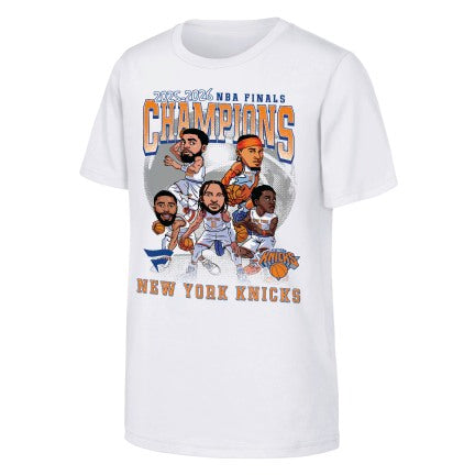 Youth Knicks 2026 NBA Champions Cariacture Tee – Shop Madison