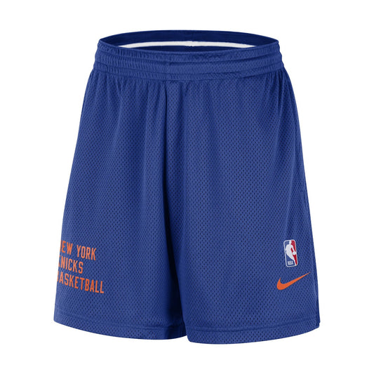 Nike Knicks Openhole Mesh Shorts - Front View