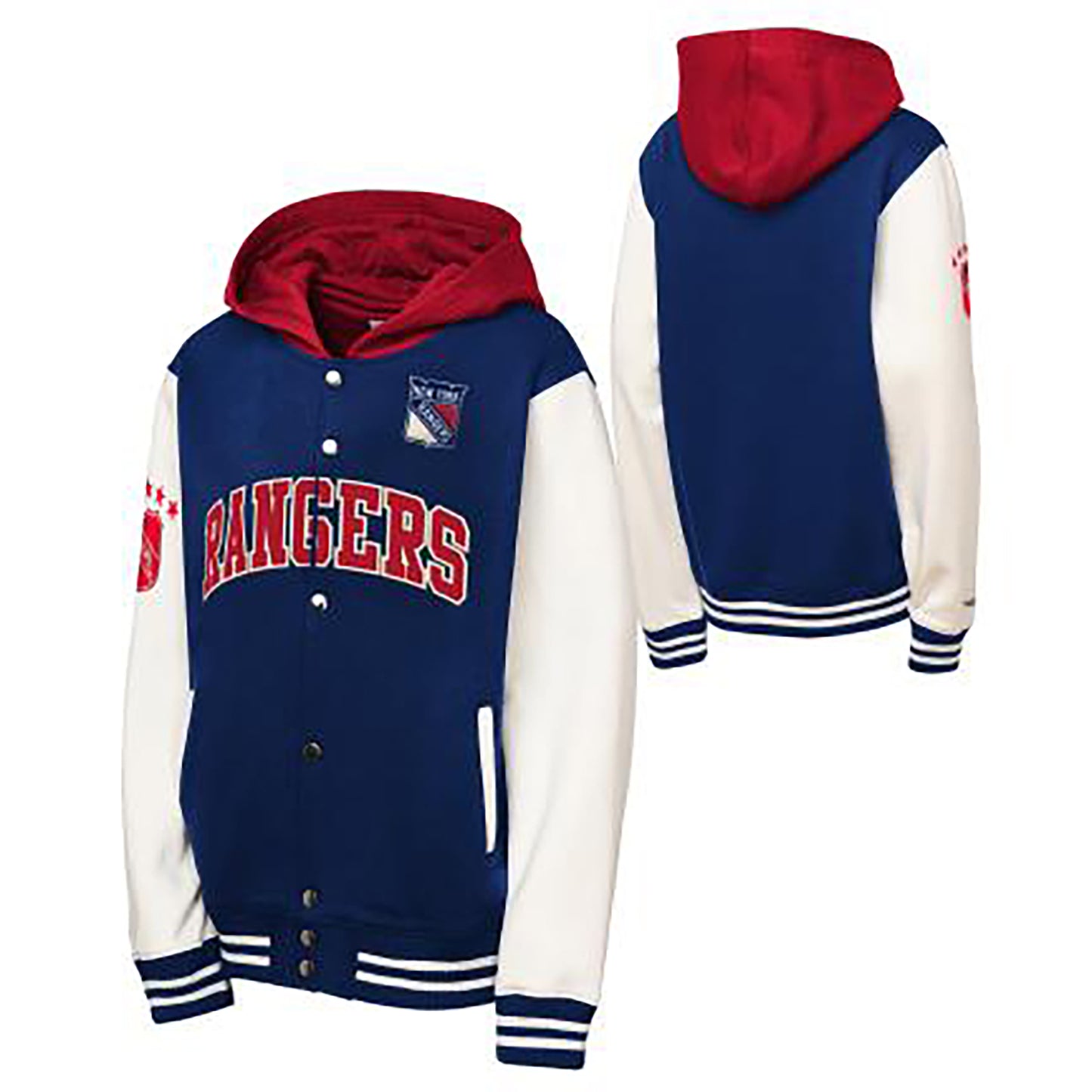 Toddler Mitchell & Ness Rangers Hooded Fleece Jacket