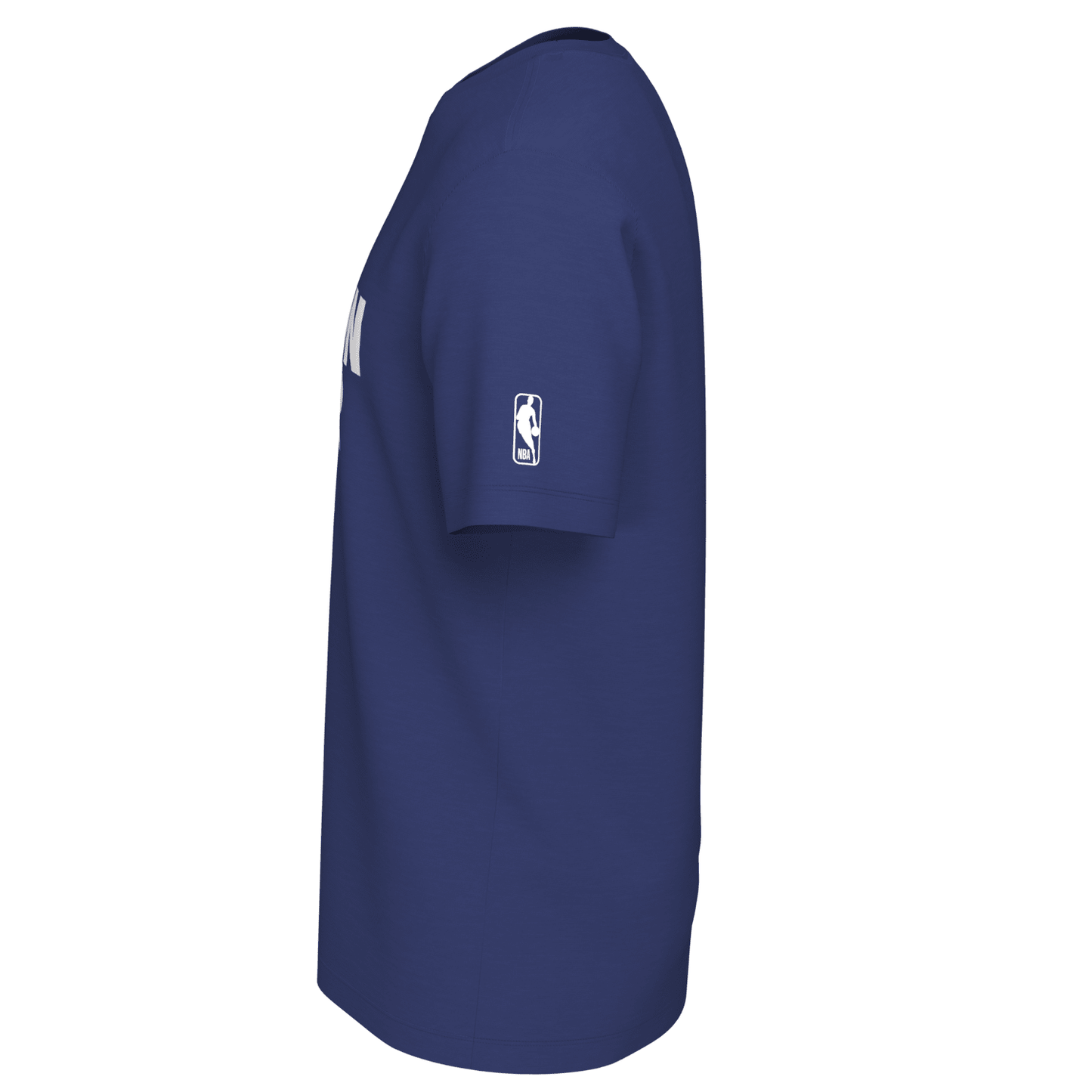 Nike Jalen Brunson Burner Tee In Blue - Side View