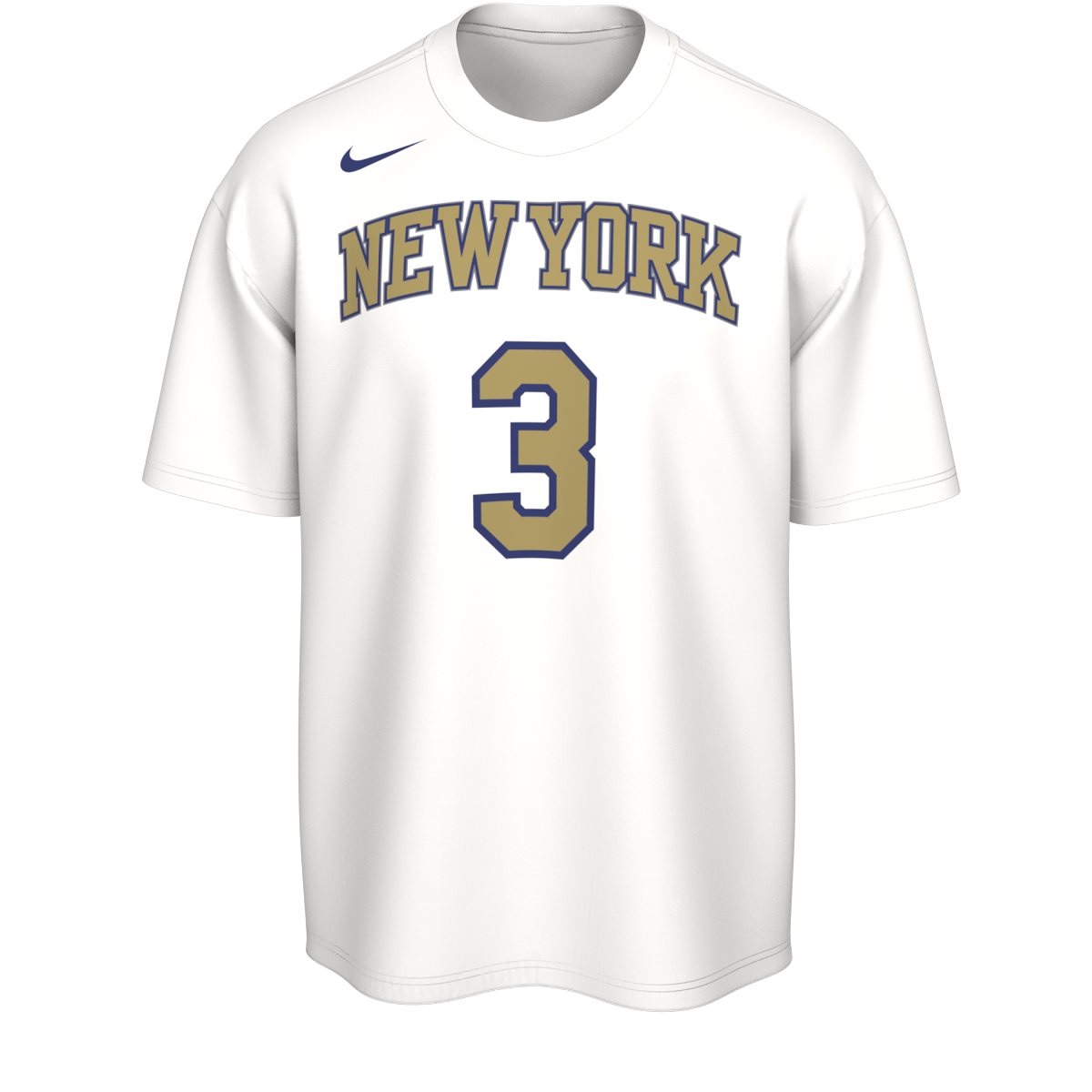 Nike Knicks Josh Hart Trophy Ring Banner Name & Number Tee