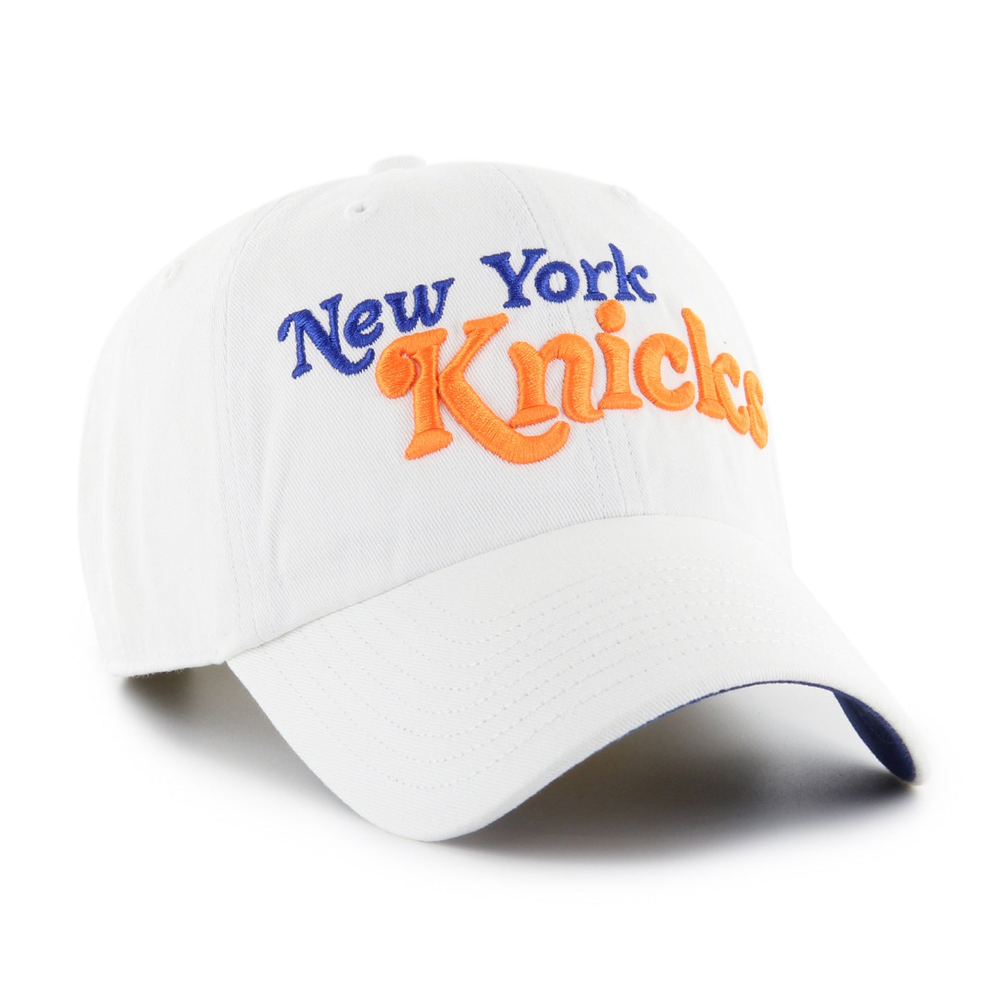 Women's '47 Brand Knicks Pensacola Clean Up In White - Front View