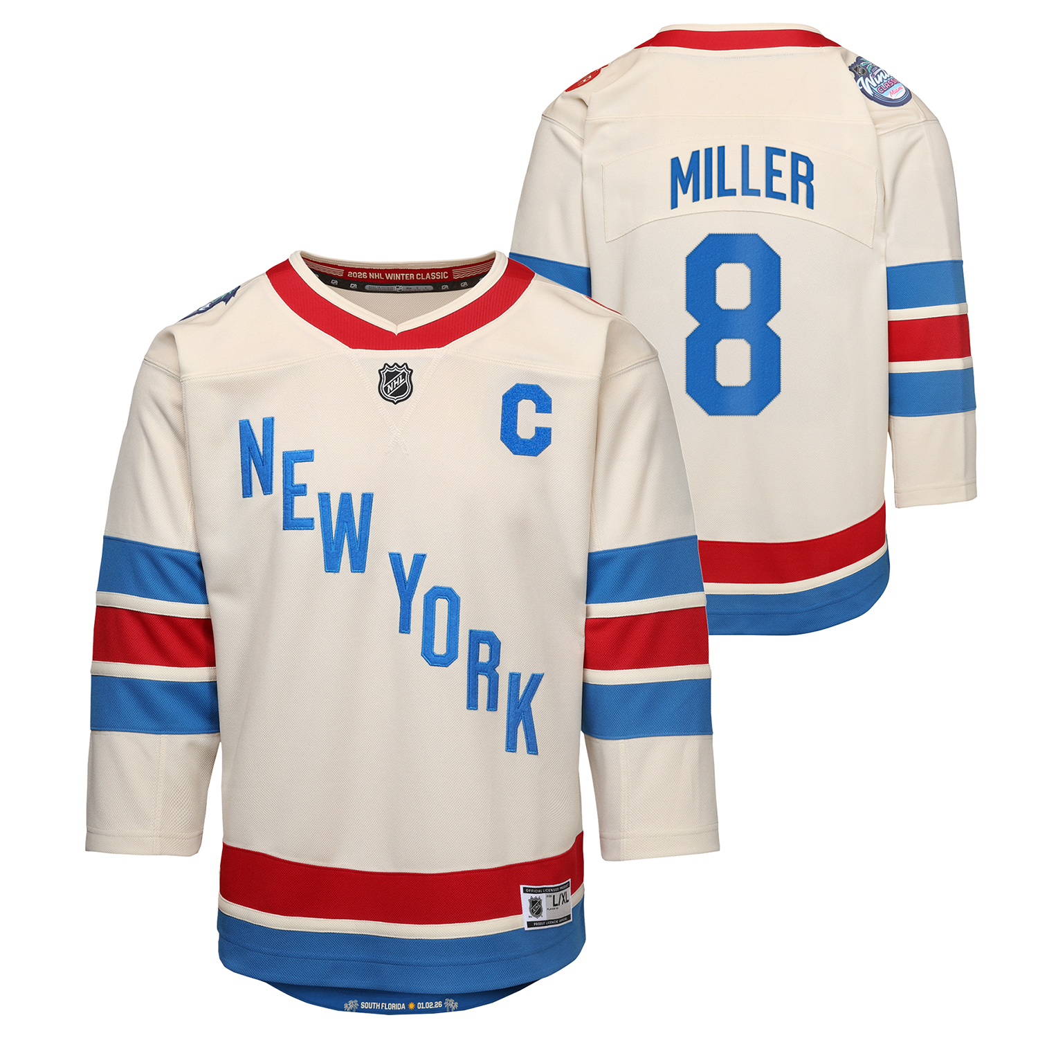 インディアンズ ユニフォーム MILLER 24 JT Miller Youth Premium Winter Classic 2026 Jersey – Shop Madison