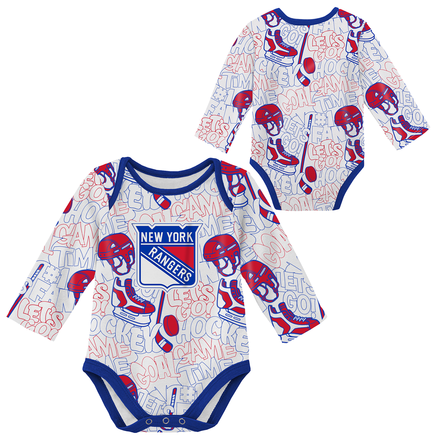 Newborn Rangers Chase The Dream Longsleeve Onesie