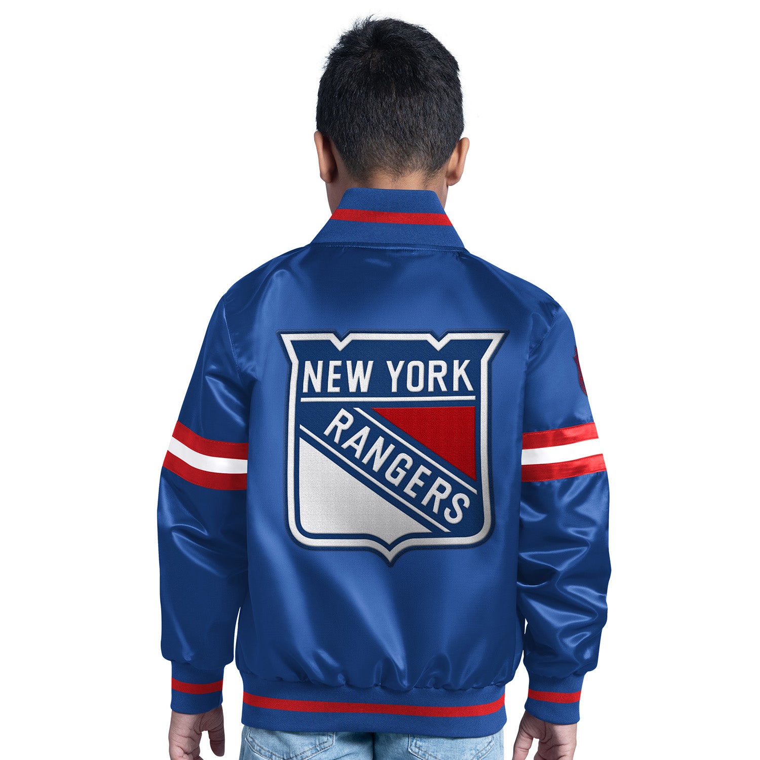 Youth Starter Rangers Scrimmage Varsity Jacket - Main Image