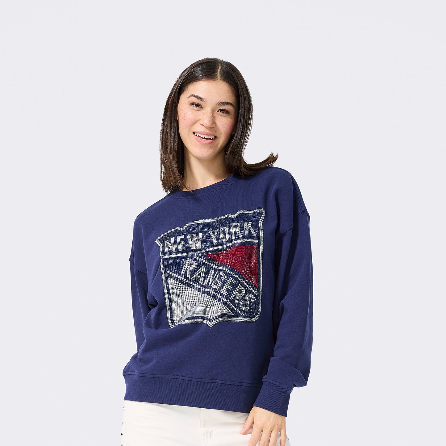 Terez Rangers Gemstone Shield Logo Crew