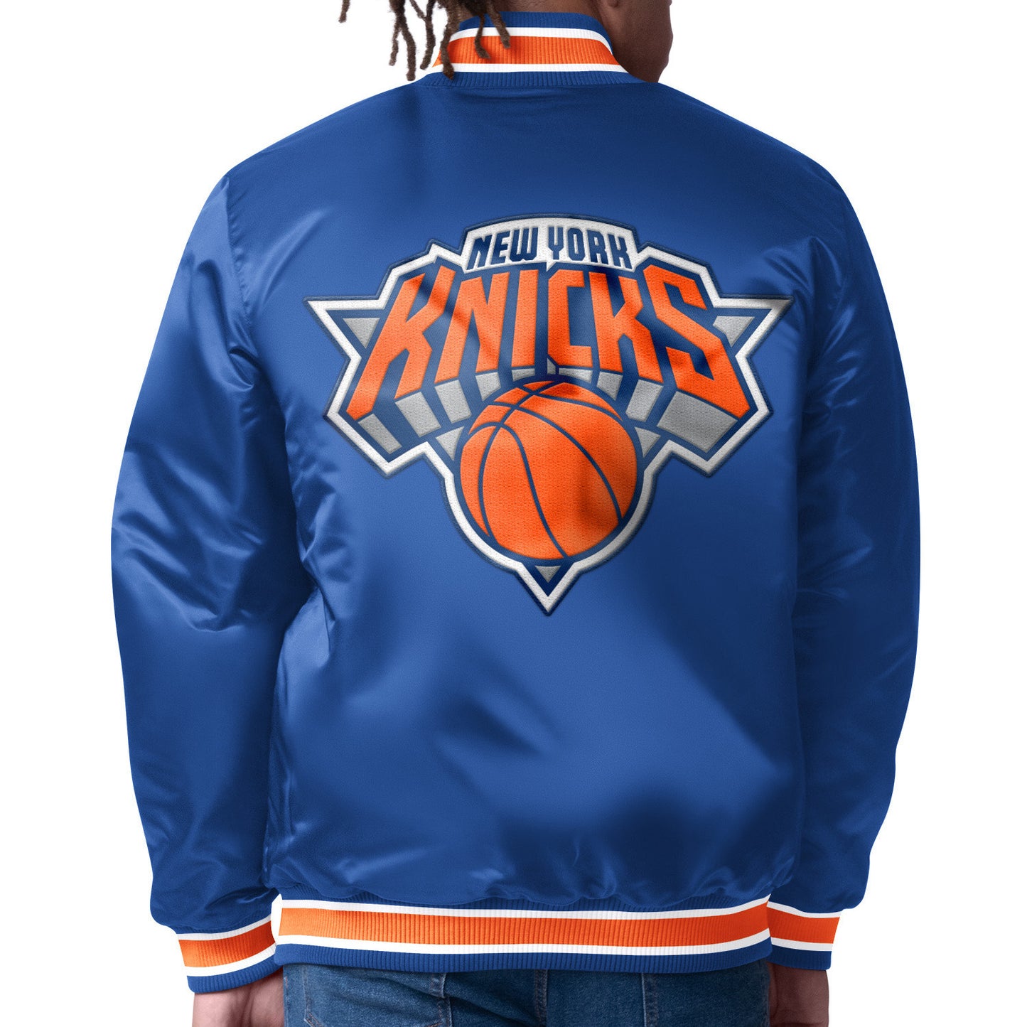 Starter Knicks Closer Reversible Satin Jacket