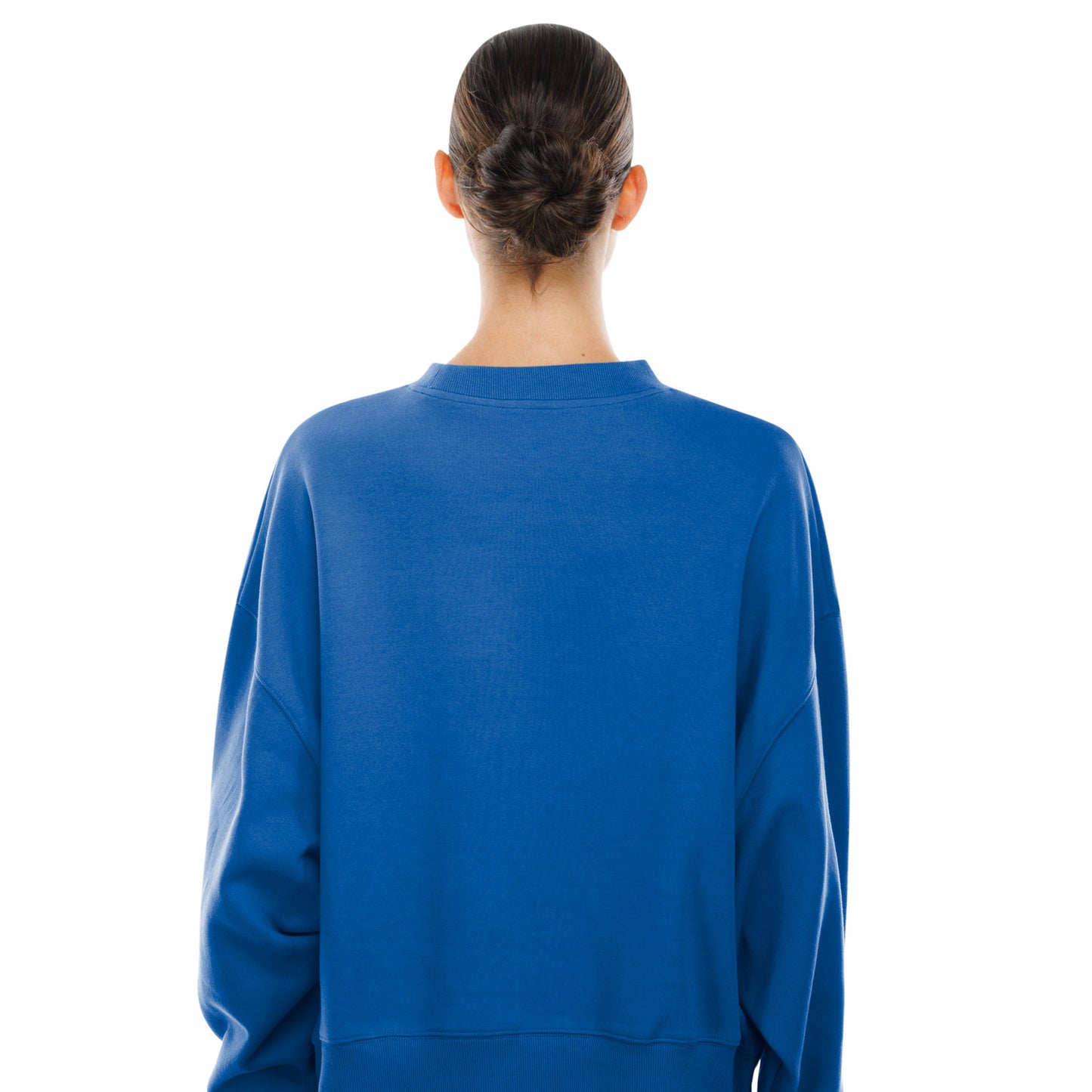 Women's New Era Knicks Leisure Royal Crew - Back View