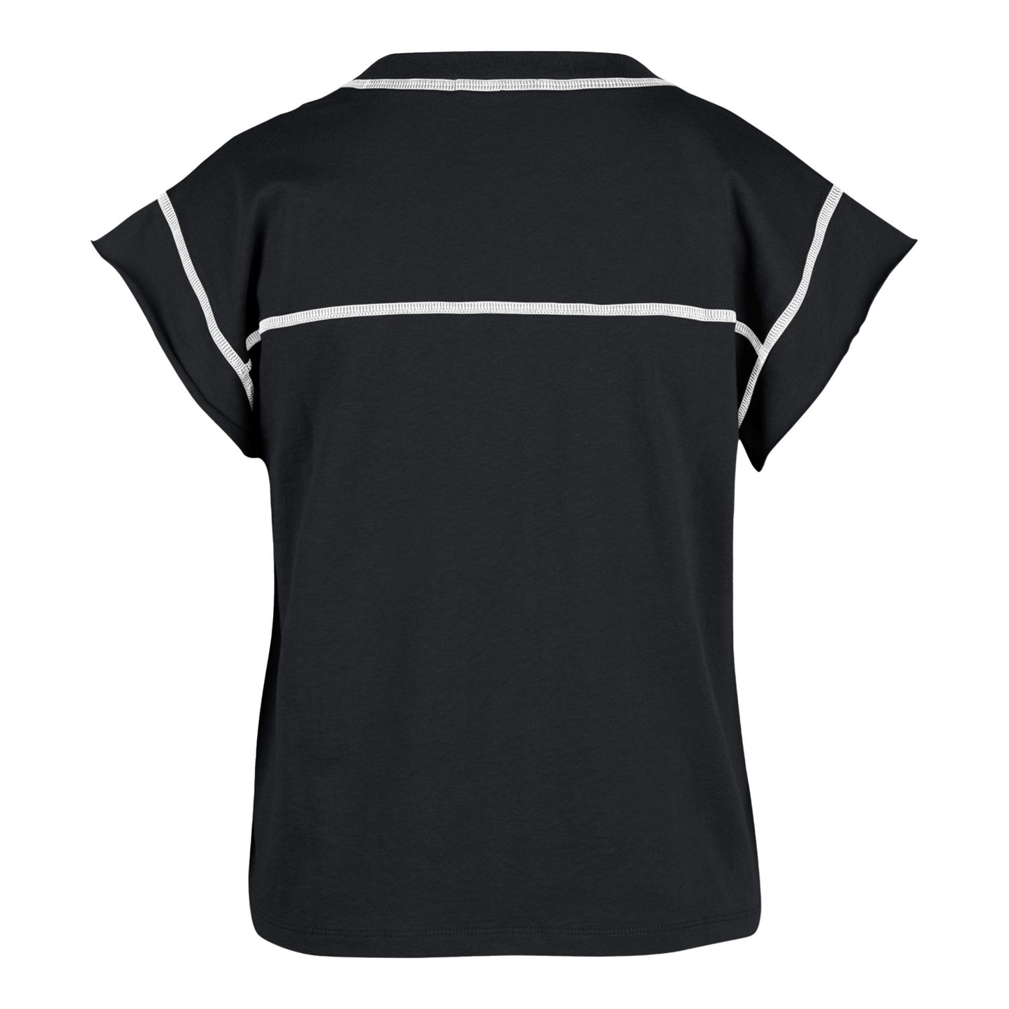 Women's '47 Brand Knicks 22-23 City Edition Maya Tee - In Black - Back View