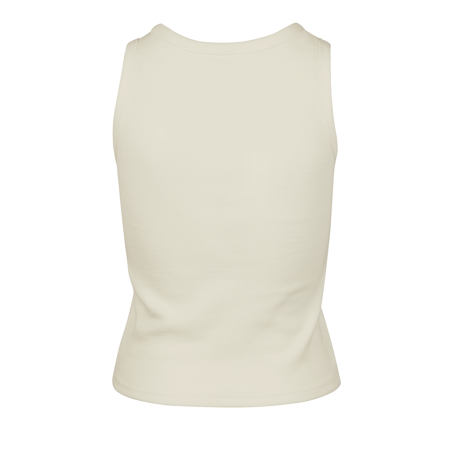 Womens 47 Brand Knicks Tranquility Baby Rib Tank In White - Back View