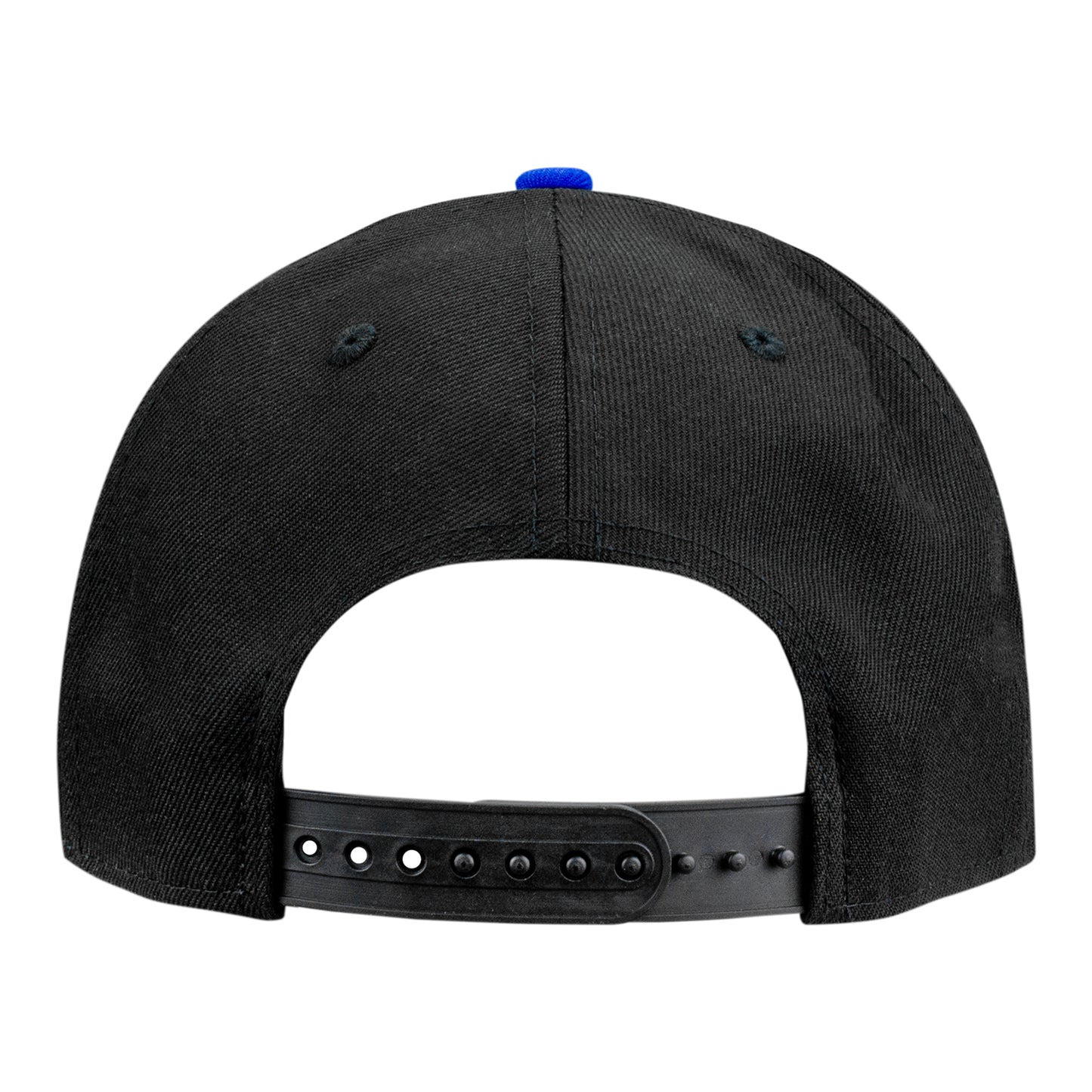 New Era Knicks Upside Down Two-Tone Black/Royal 940 A-Frame Snapback - Back View