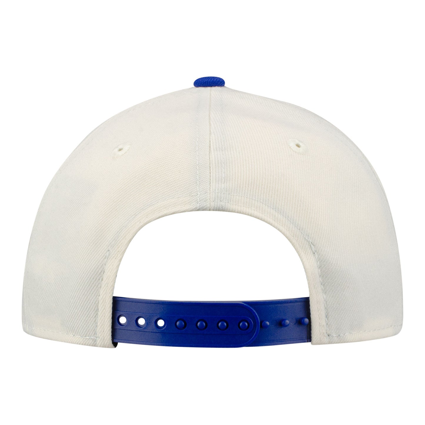 New Era Knicks Upside Down Two-Tone Chrome/Royal 940 A-Frame Snapback - Back View