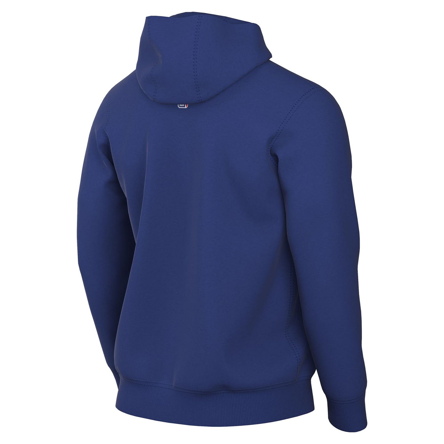 Nike Knicks Wordmark Royal Club Hoodie - Back View