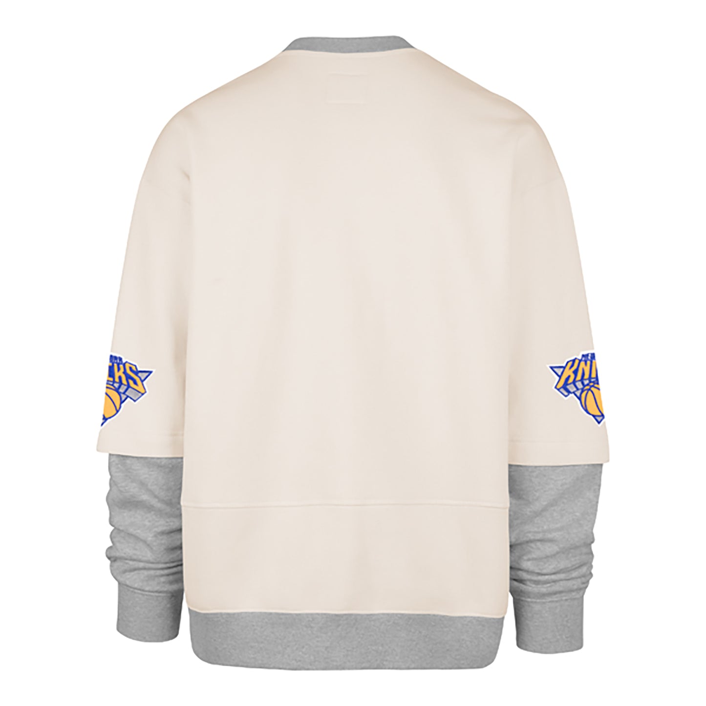 '47 Brand Knicks Trifecta Double Layered Snap Crew - Back View