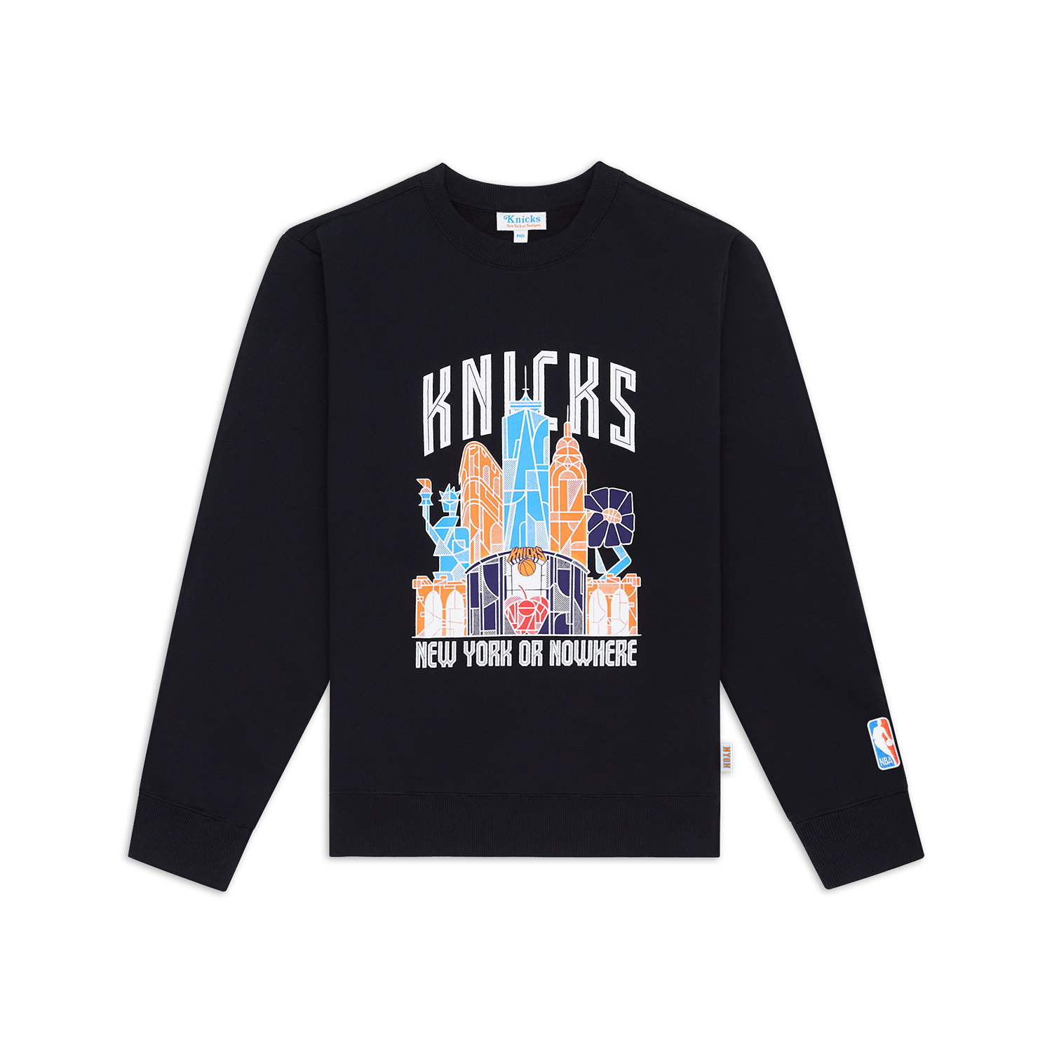 NYON x Knicks Skyscraper Black Crewneck – Shop Madison Square Garden