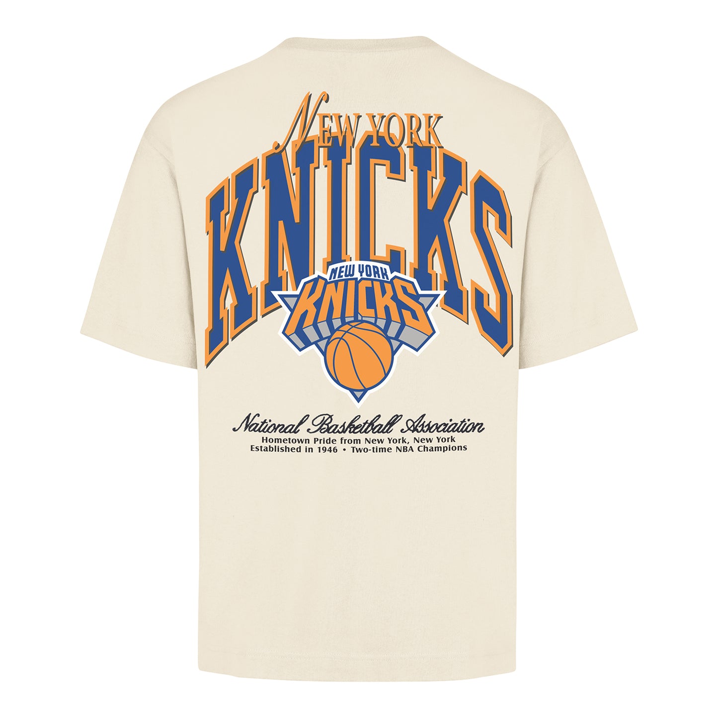 '47 Brand Knicks Back Door Foundation Pocket Tee - Back View