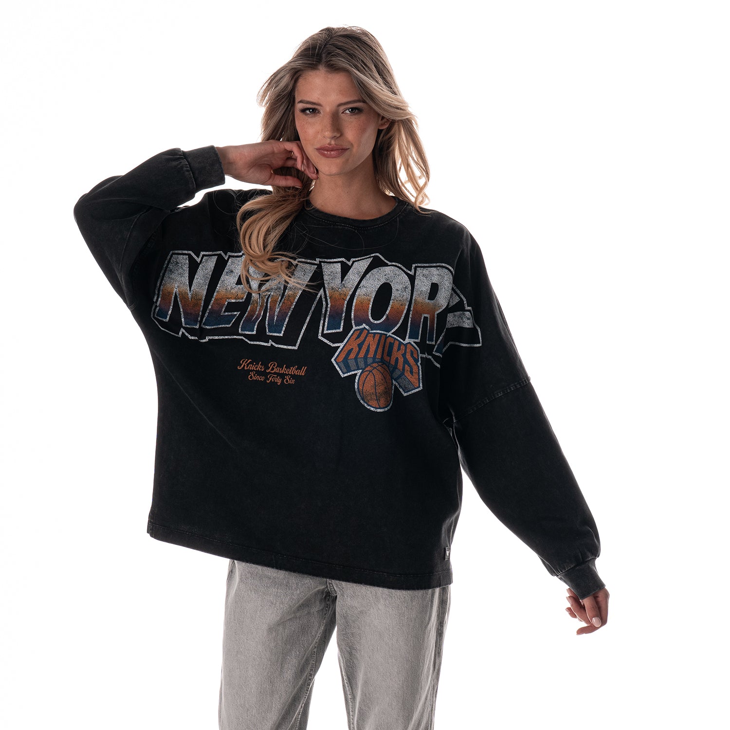 Wild Collective Knicks Premium Heavyweight Longsleeve – Shop