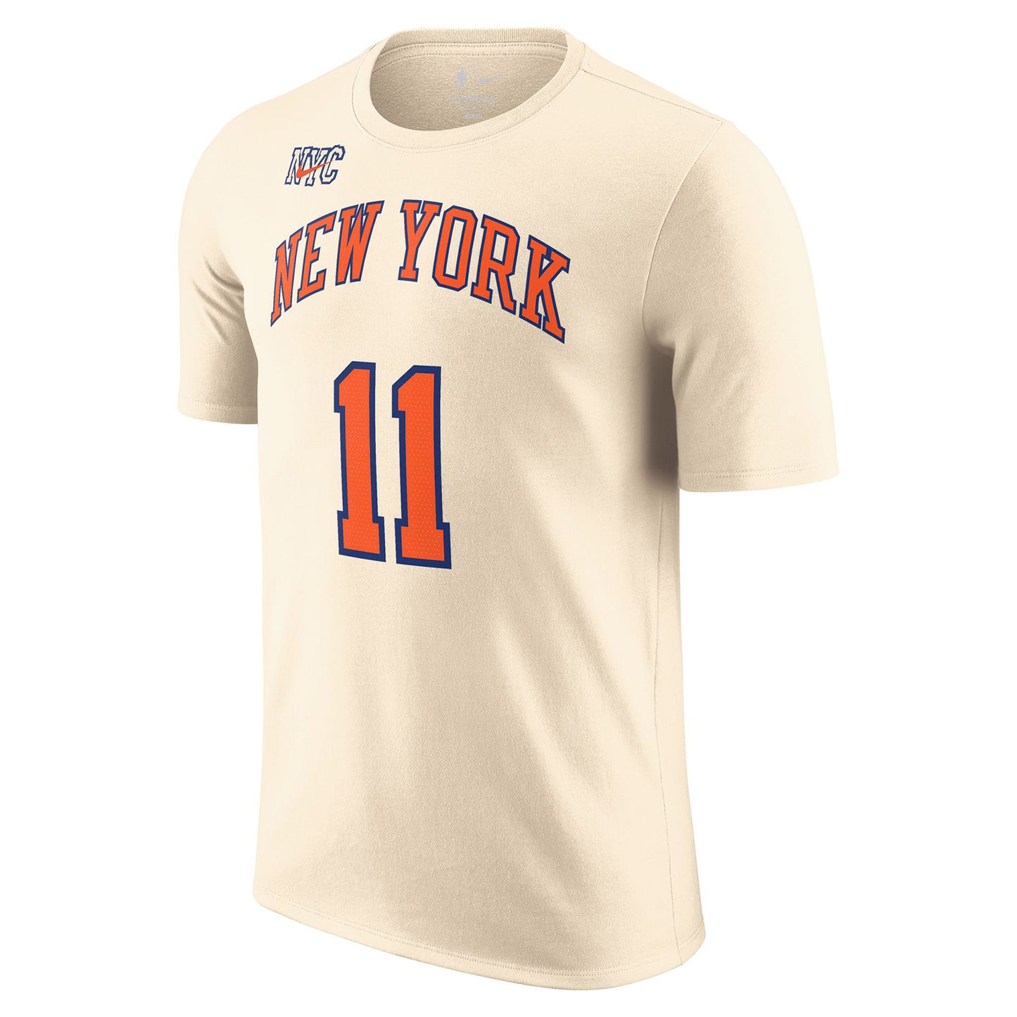 Nike Knicks Jalen Brunson City Edition 2025-26 Name & Number Tee - Front View