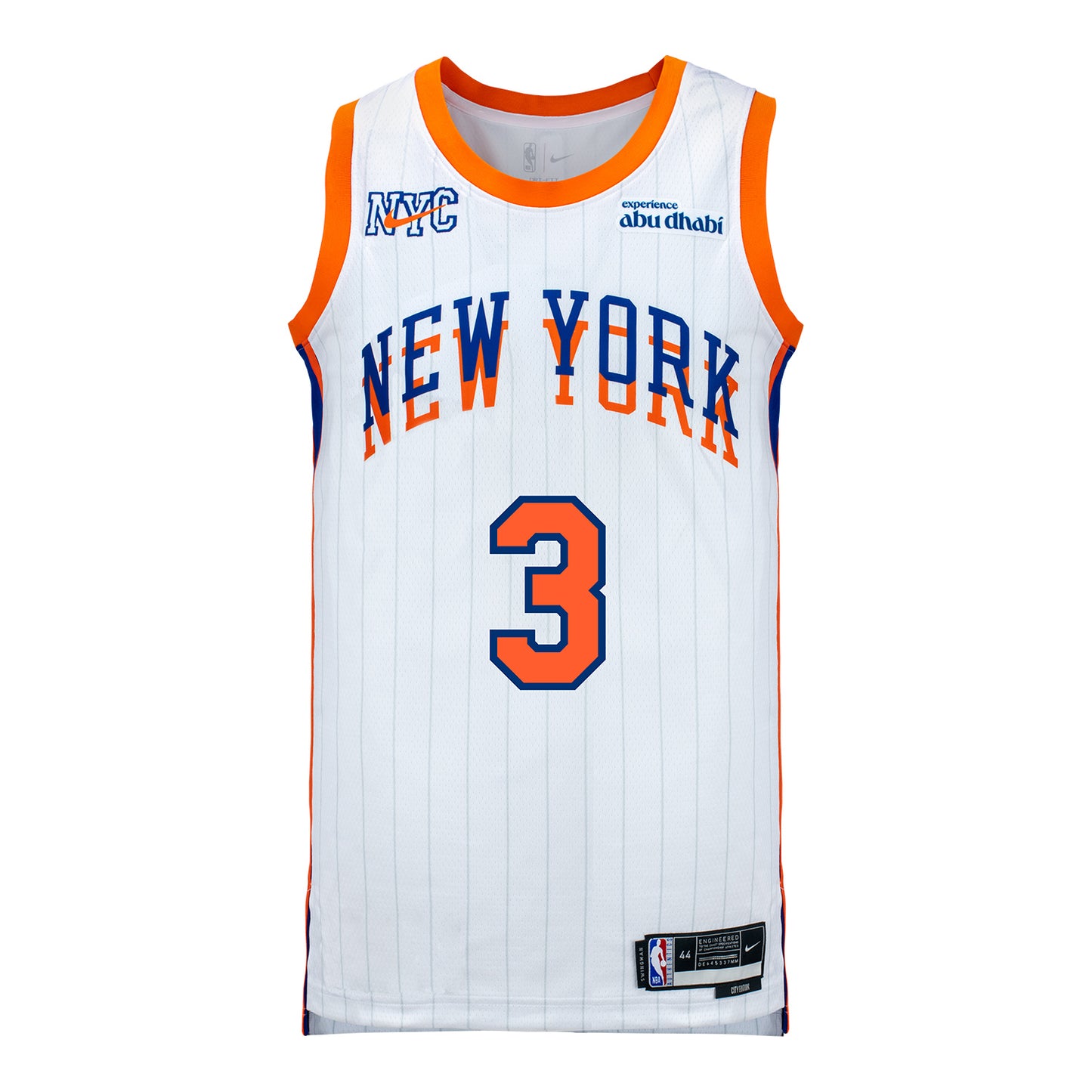 2024-25 Nike Knicks Josh Hart CITY EDITION Swingman Jersey In White - Front View