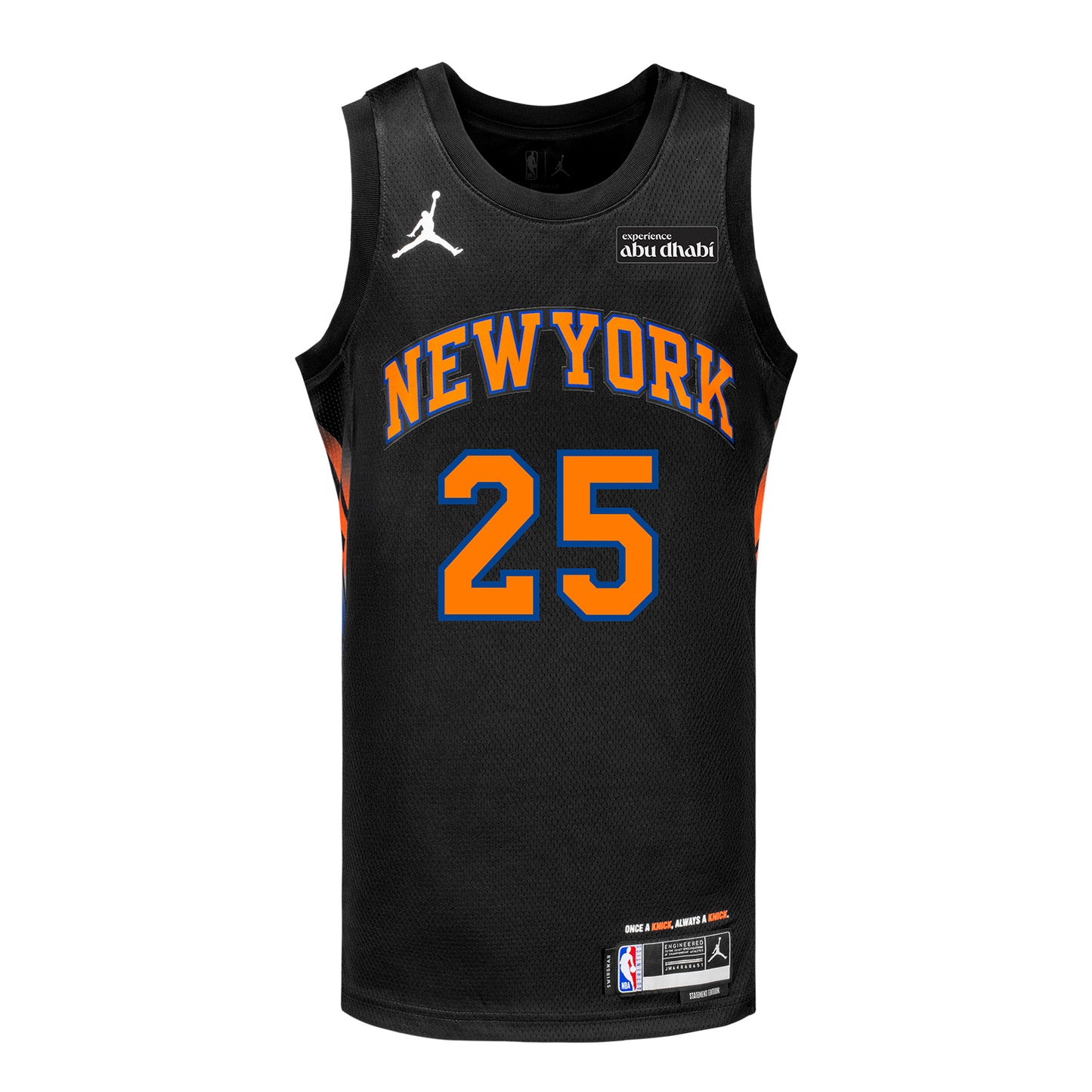 Mikal Bridges Nike Black Statement Swingman Jersey - Front View