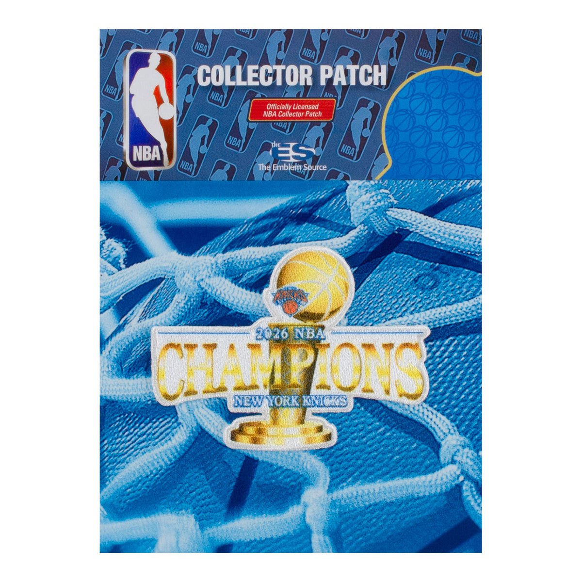 Knicks 2026 NBA Champions Packaged Patch