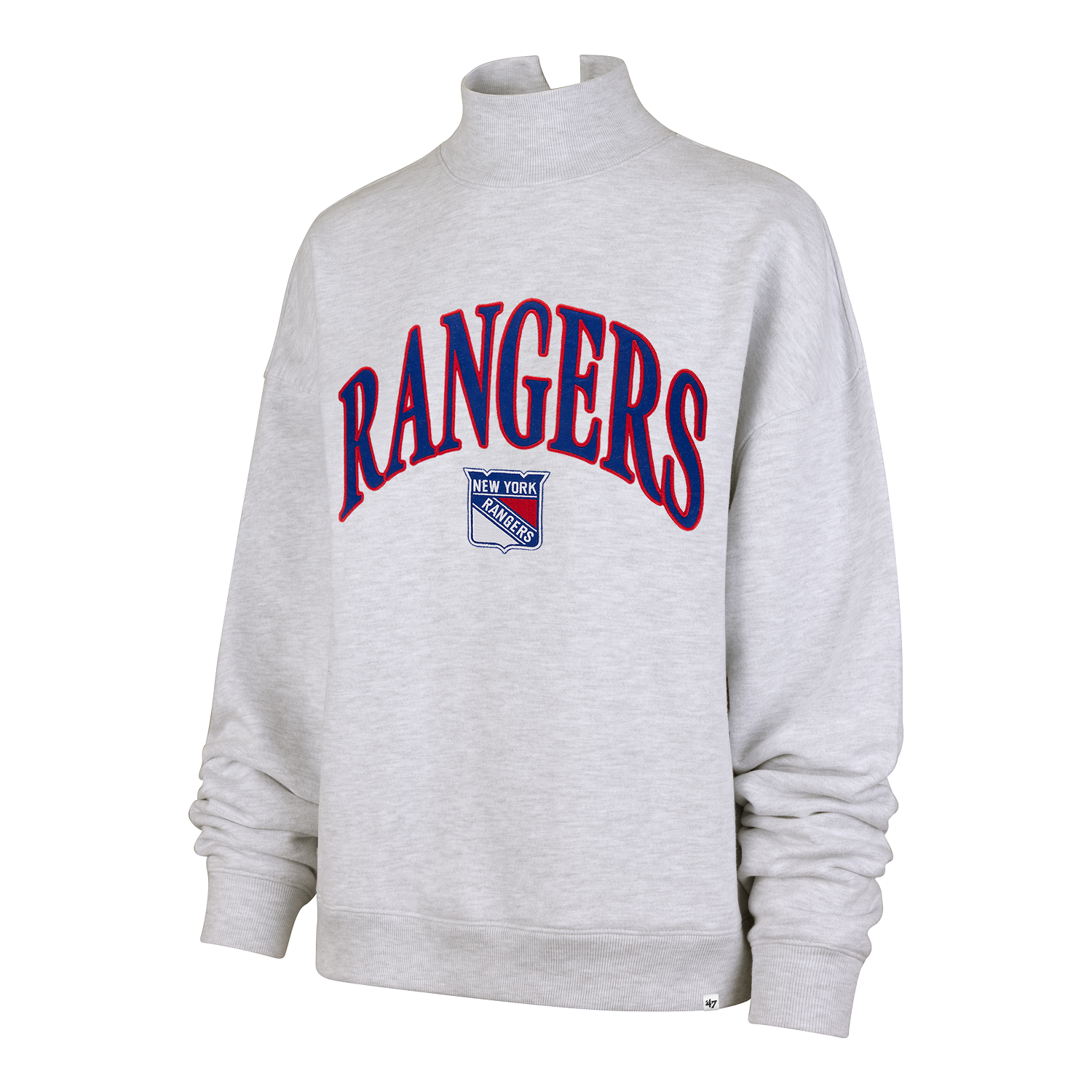 Women's '47 Brand Rangers Vantage Mock Neck Pullover – Shop