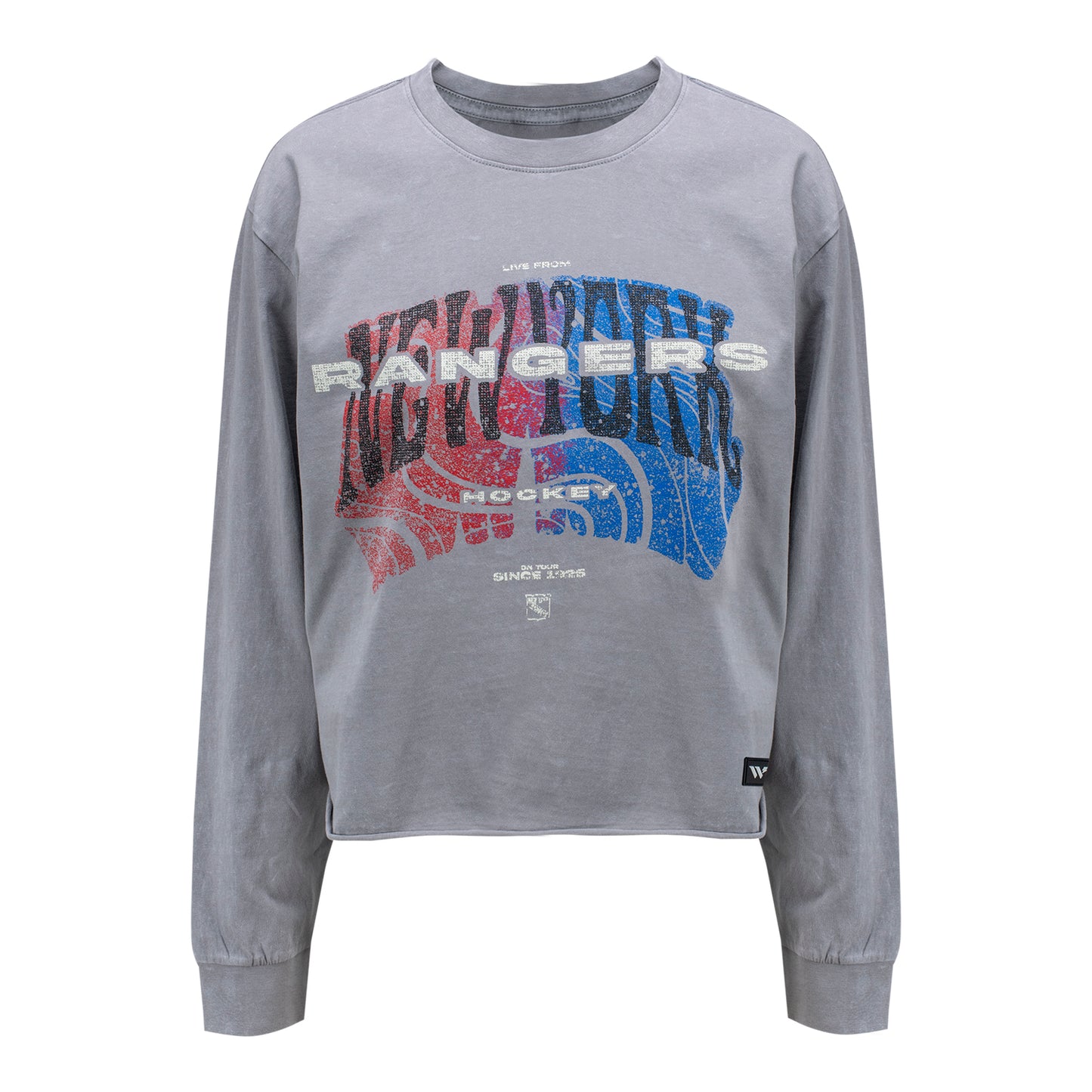 Wild Collective Rangers Women's Long Sleeve Crop T-Shirt - Front View